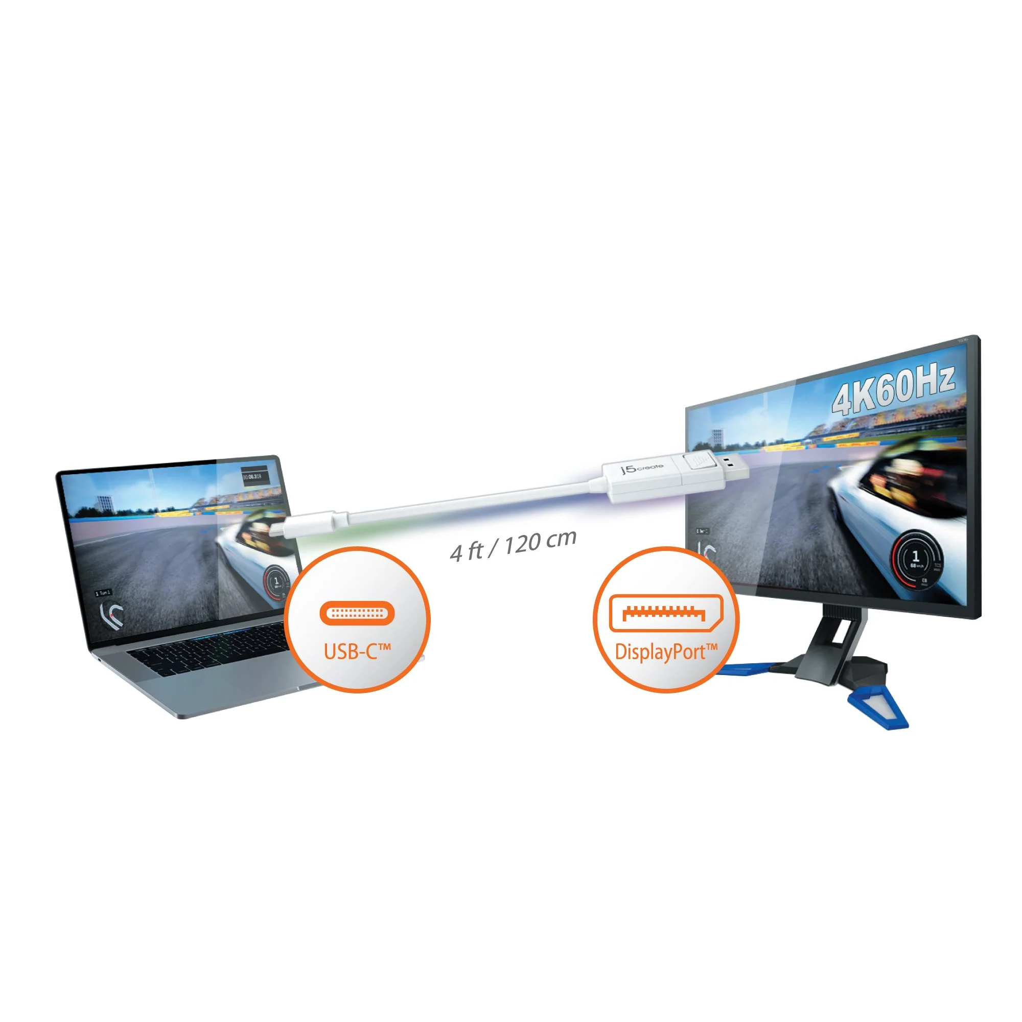 USB-C® to 4K DisplayPort™ Cable - Image 6