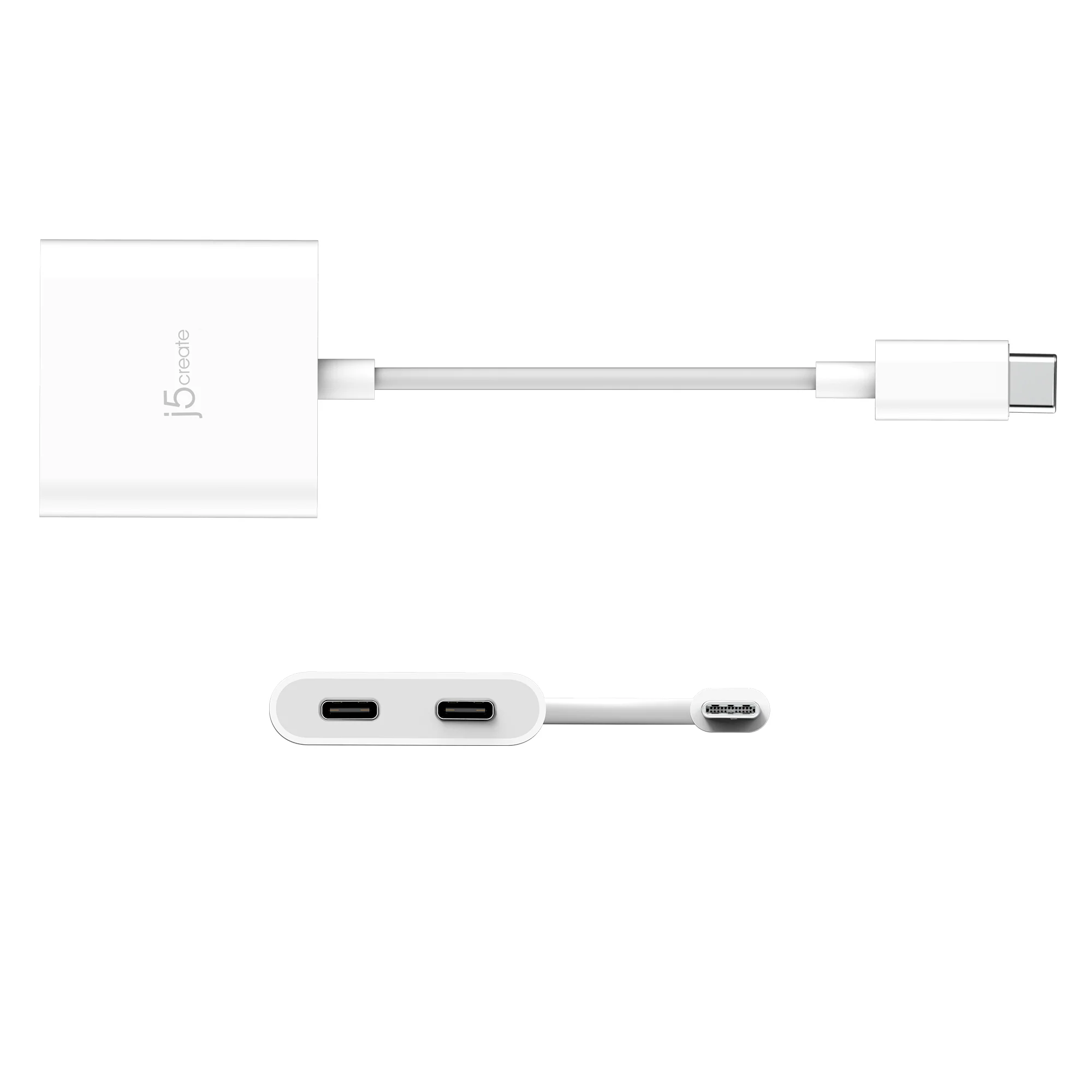 USB-C® to Dual USB-C® with Video or Power Delivery - Image 2