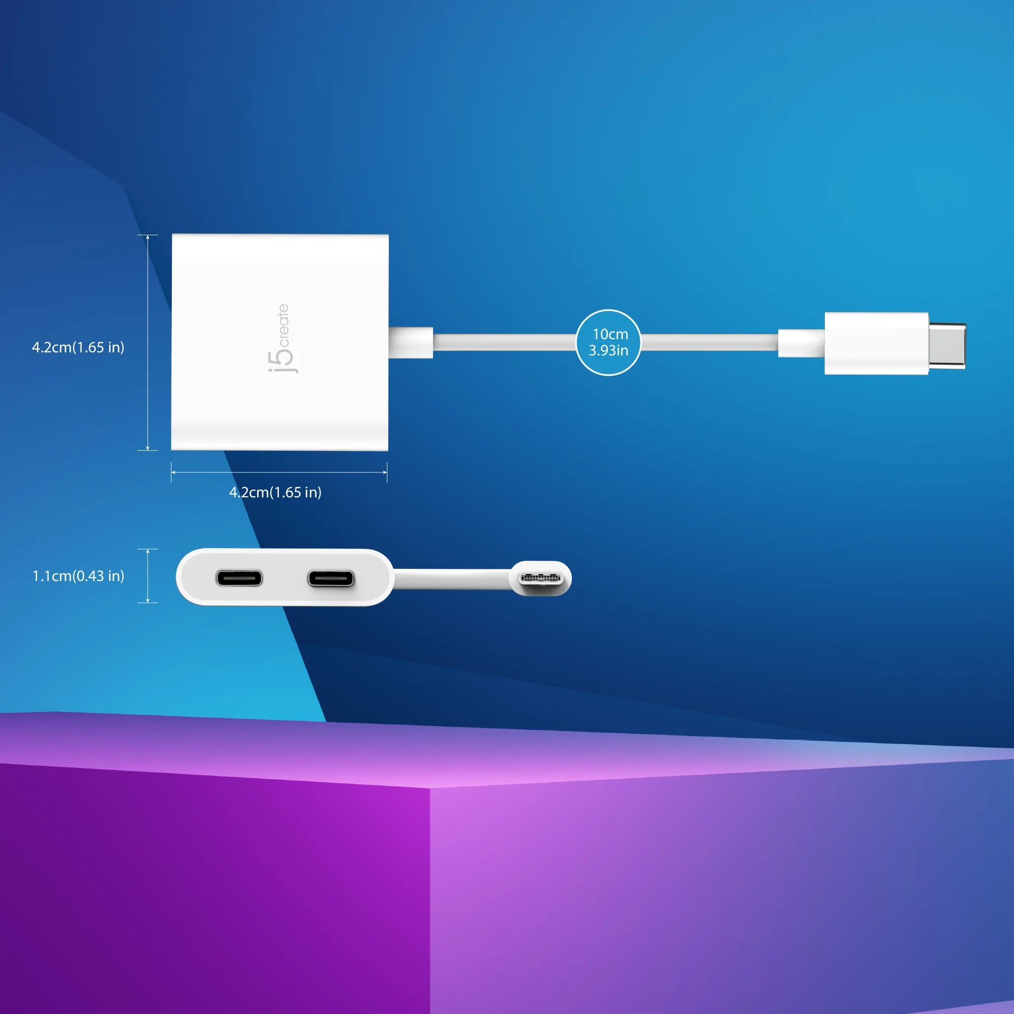 USB-C® to Dual USB-C® with Video or Power Delivery - Image 7