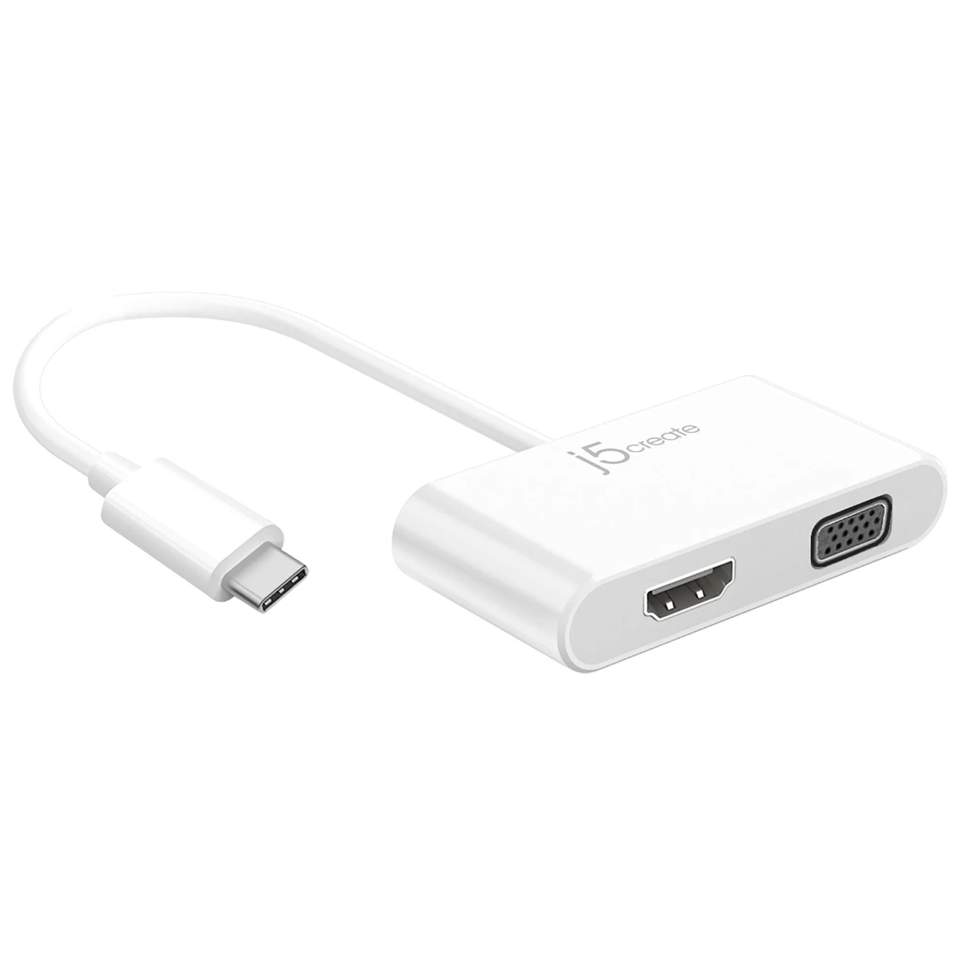USB-C™ to VGA & HDMI™ Adapter