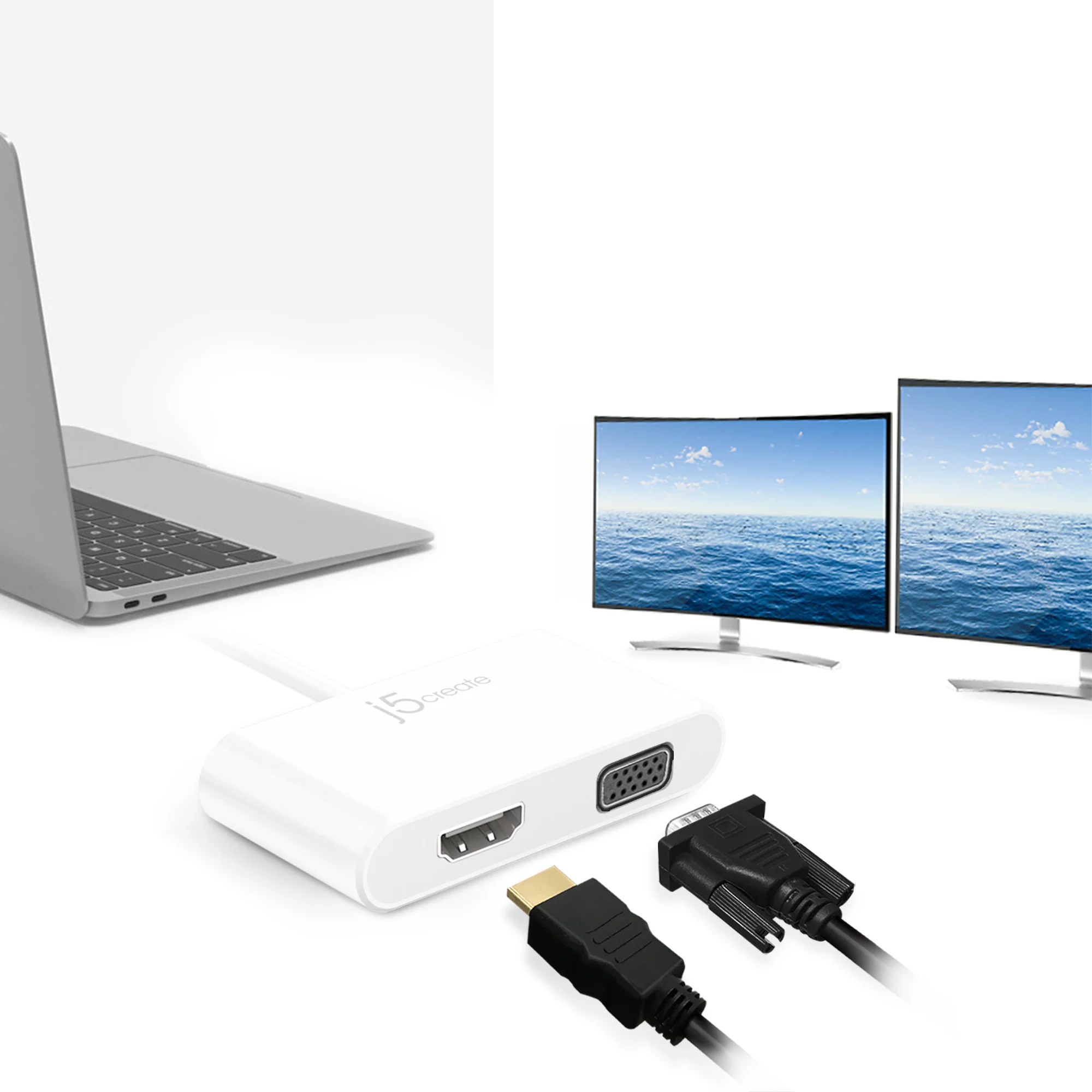 USB-C™ to VGA & HDMI™ Adapter - Image 5