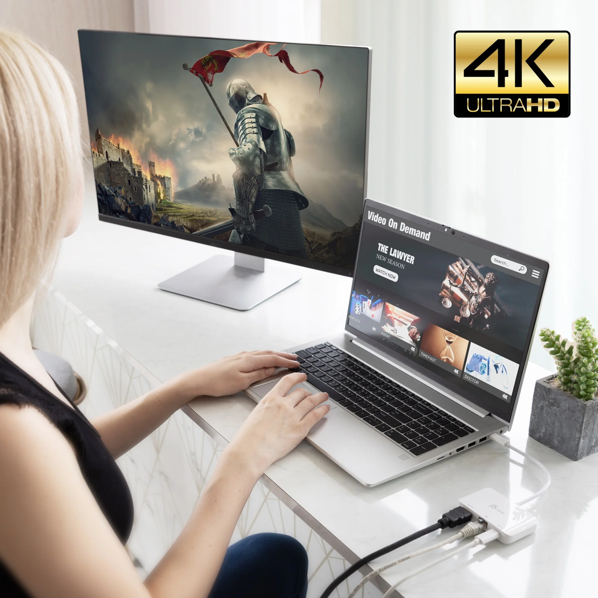 USB-C® to 4K HDMI™ Ethernet Adapter - Image 6