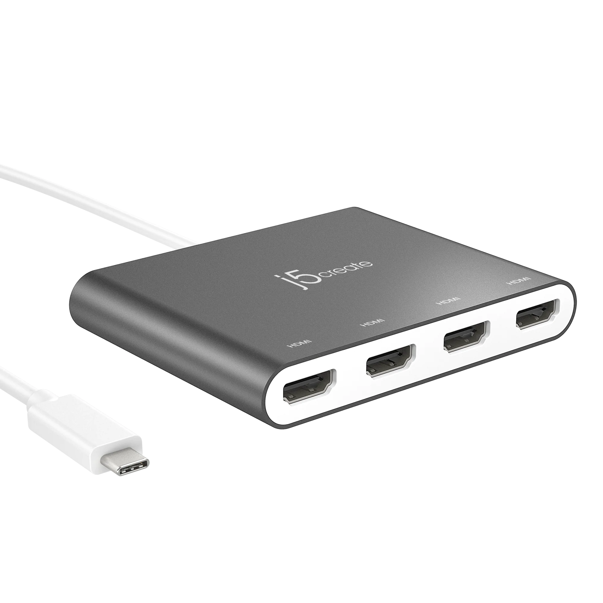 USB-C™ to 4-Port HDMI™ Multi-Monitor Adapter