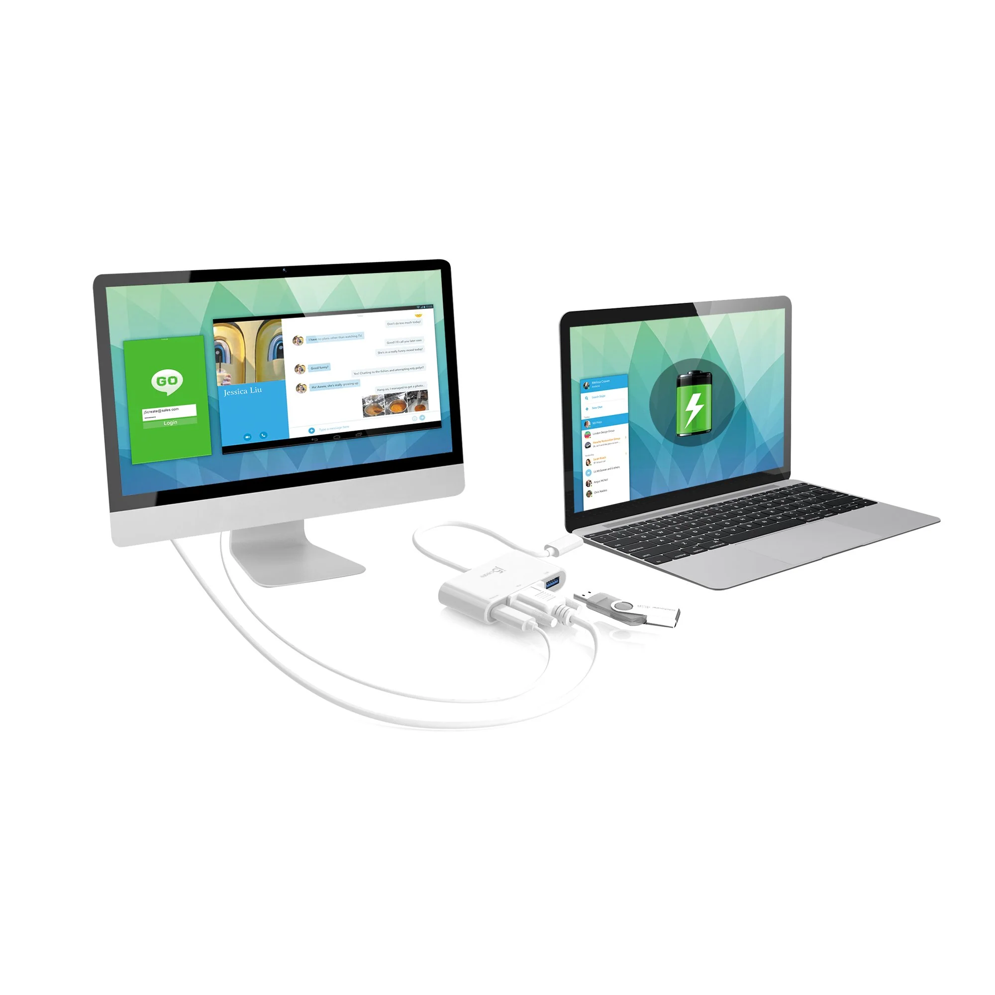 USB-C® to VGA & USB™ 3.0 with Power Delivery - Image 3