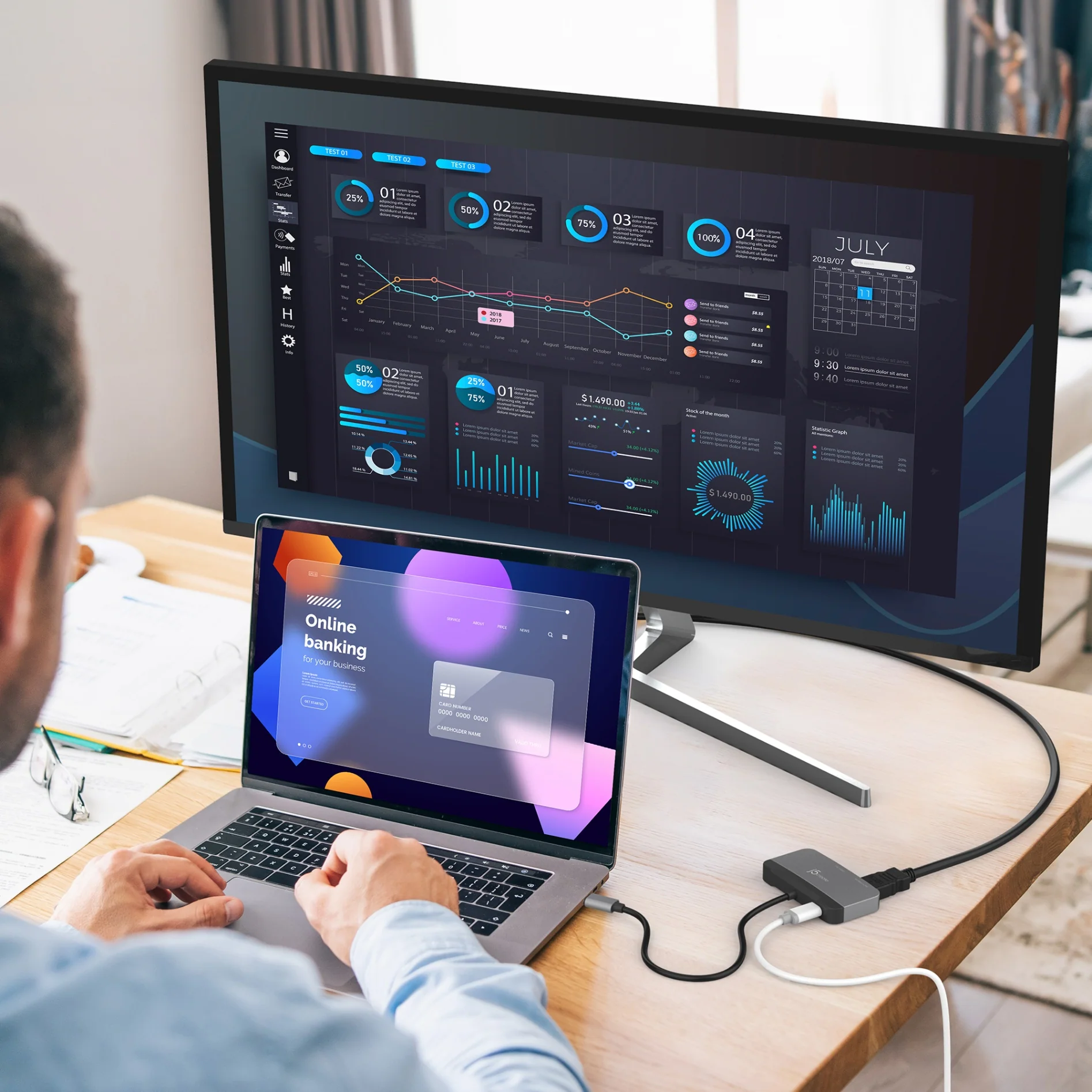 USB-C® to USB™ 10Gbps & HDMI™ 4K144Hz Adapter - Image 10