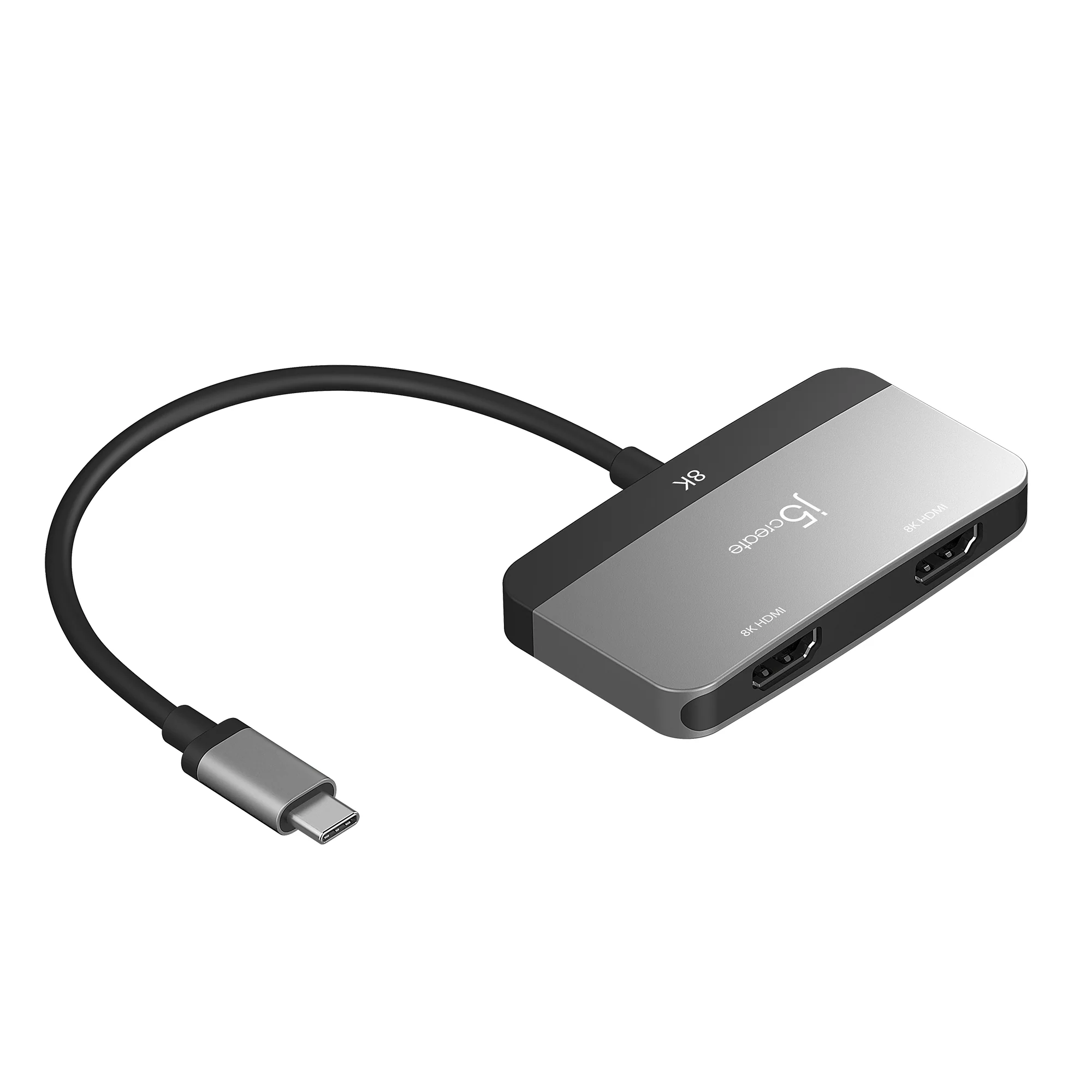 8K USB-C® to Dual HDMI™ Display Adapter - Image 2