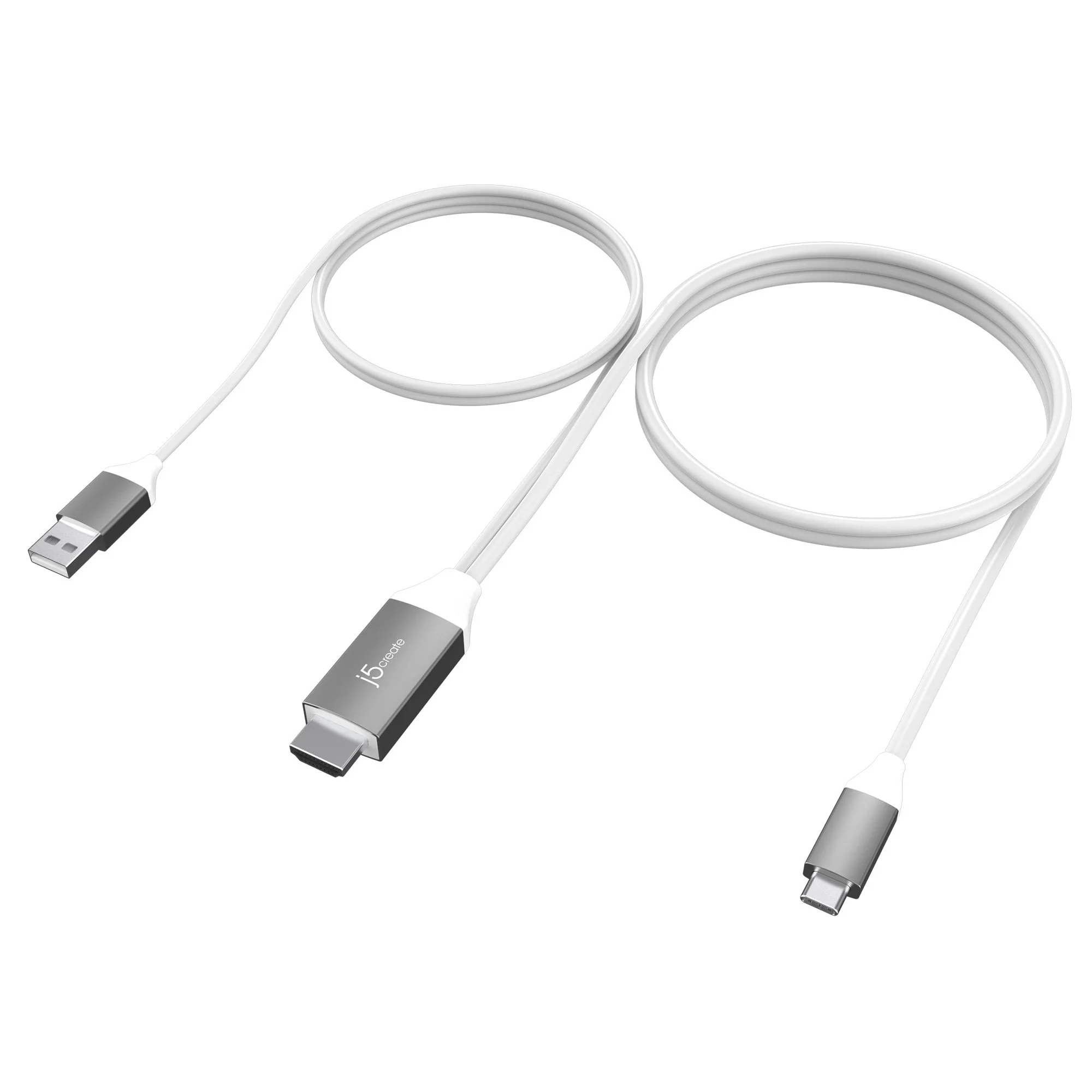 USB-C® to 4K HDMI™ Cable With USB™ Type-A 5V Pass-Through - Image 3
