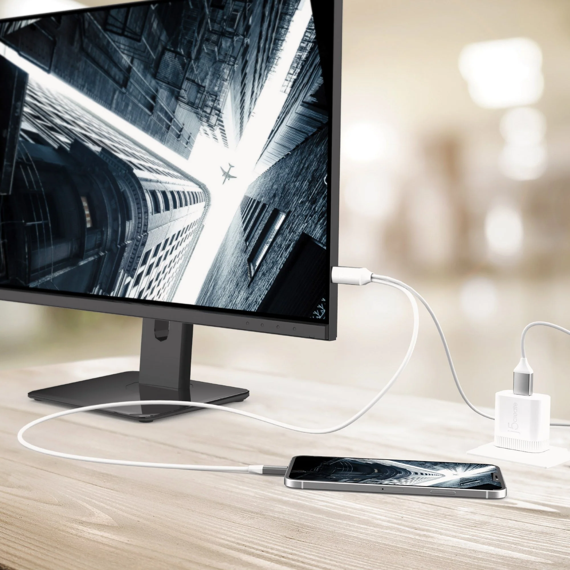 USB-C® to 4K HDMI™ Cable With USB™ Type-A 5V Pass-Through - Image 5