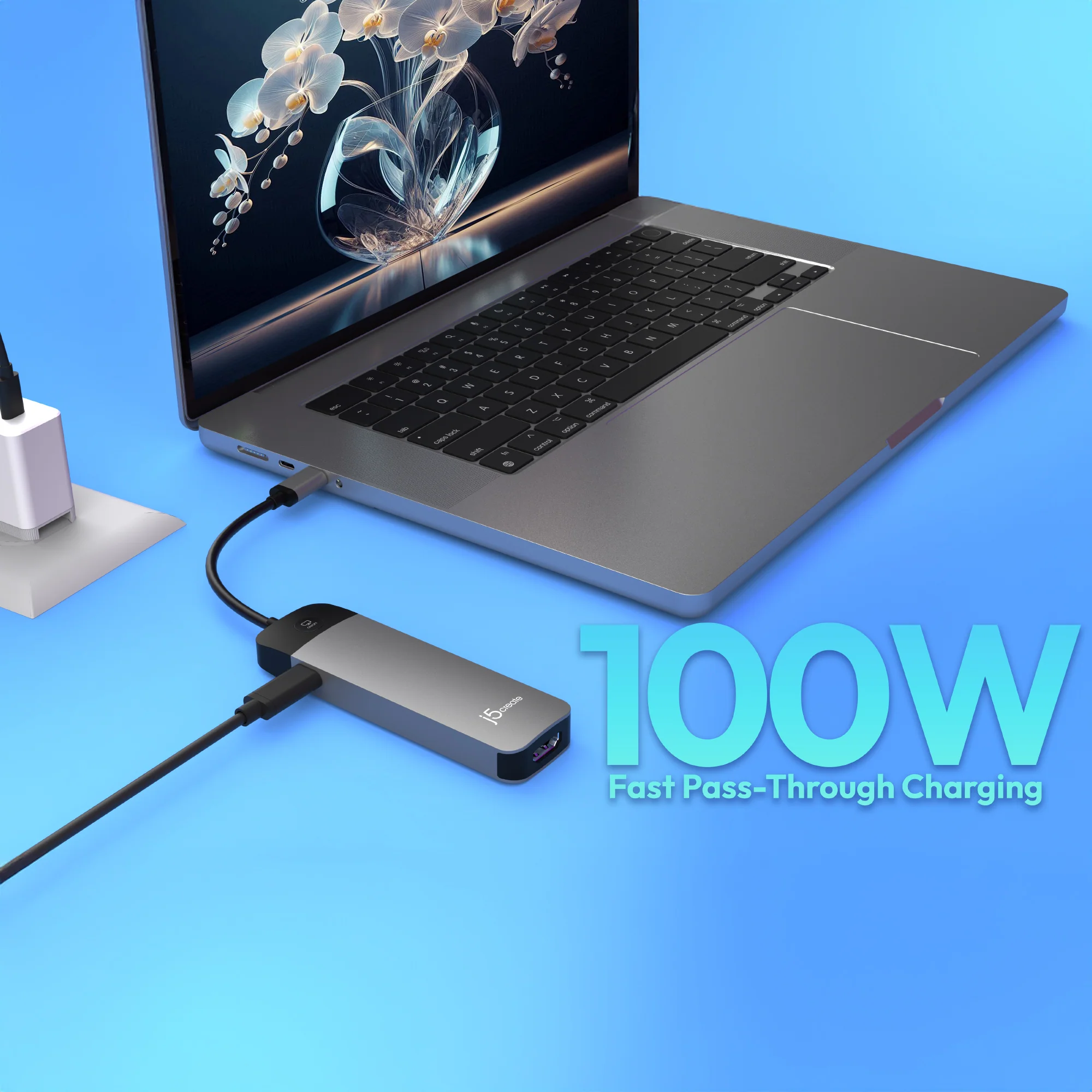 USB-C® 7-in-1 4K Multi-Port Hub with Screen-Off Control (PD) - Image 7