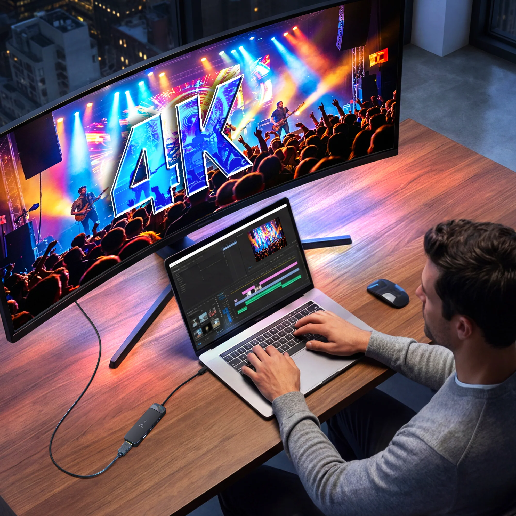 USB-C® 7-in-1 4K Multi-Port Hub (PD) - Image 5