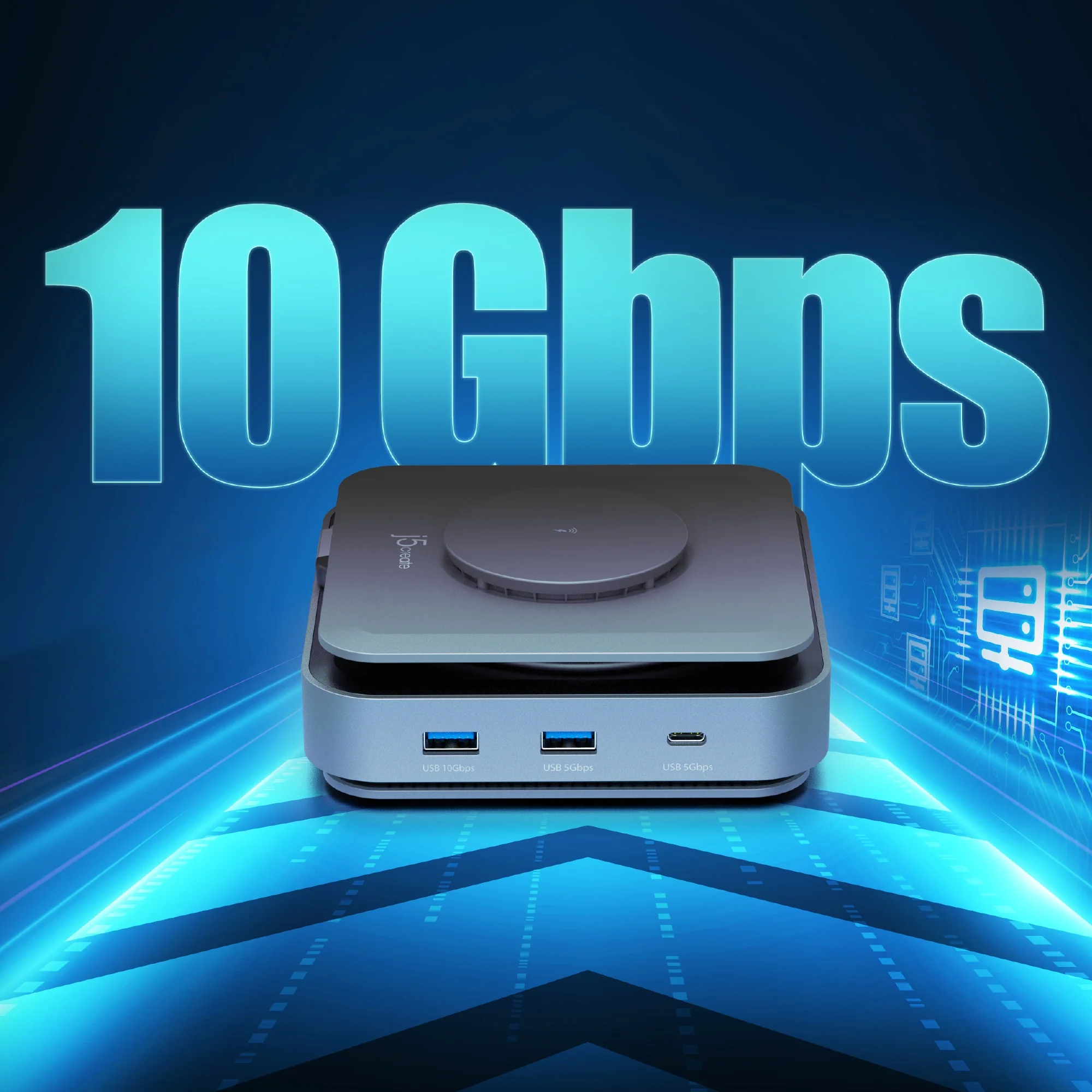 USB-C® Dock Dual 4K HDMI™ with 140W GaN PD 3.1 Power Adapter - Image 12
