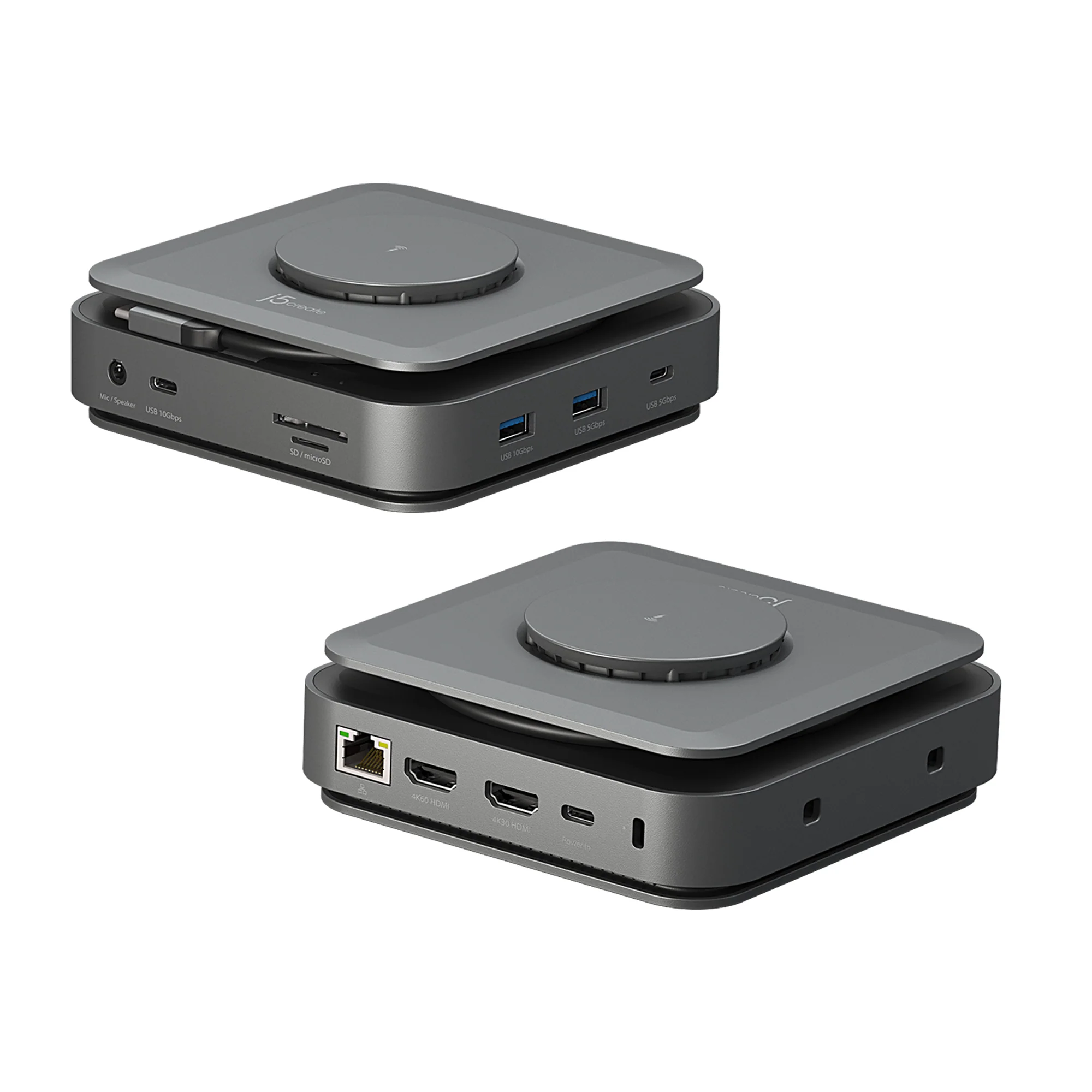 USB-C® Dock Dual 4K HDMI™ with 140W GaN PD 3.1 Power Adapter - Image 3
