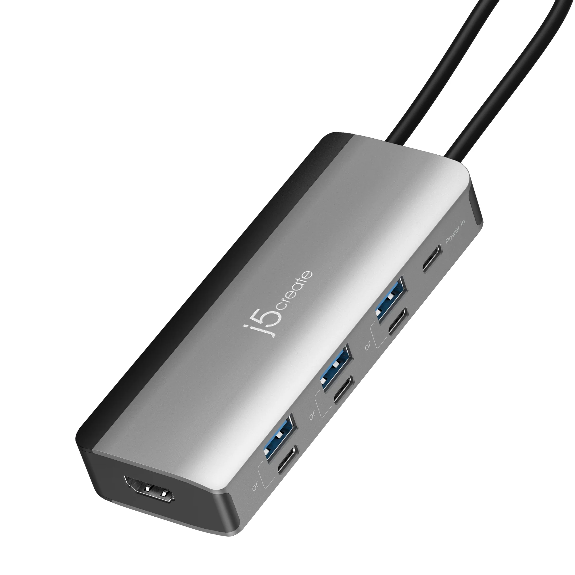 Flexible Ports USB-C® 4K144 HDMI™ Hub - Slim 8 in 1