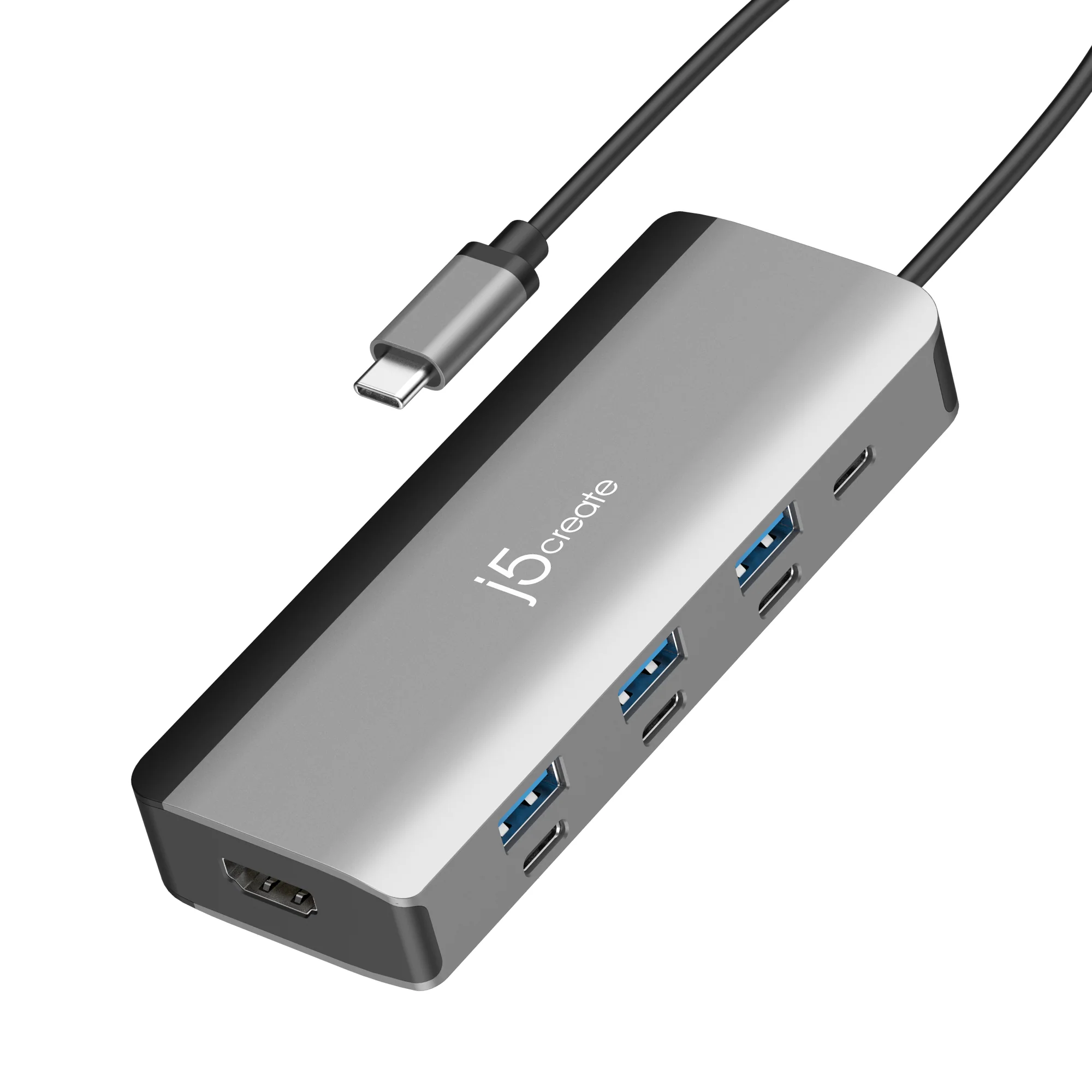 Flexible Ports USB-C® 4K144 HDMI™ Hub - Slim 8 in 1 - Image 2