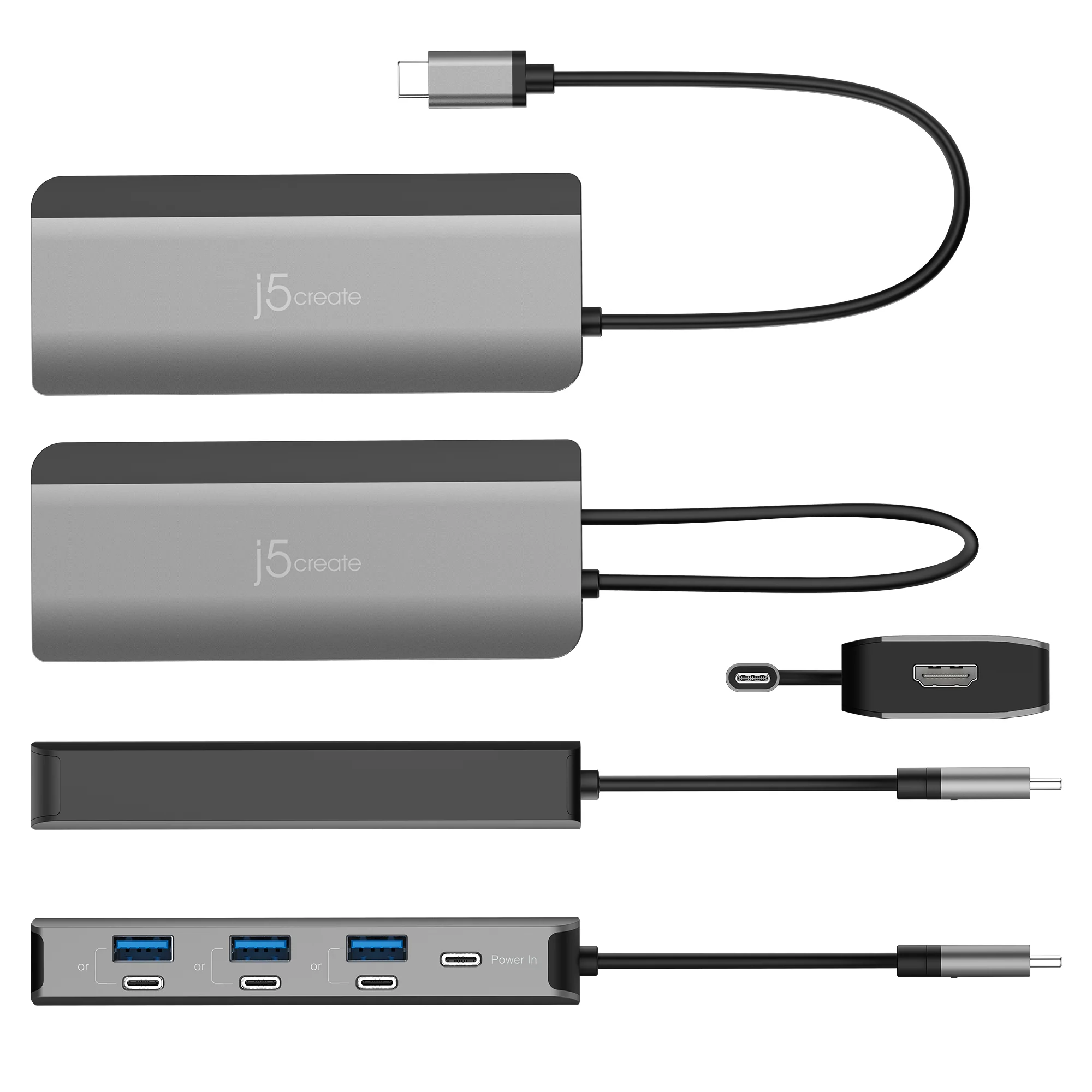 Flexible Ports USB-C® 4K144 HDMI™ Hub - Slim 8 in 1 - Image 5