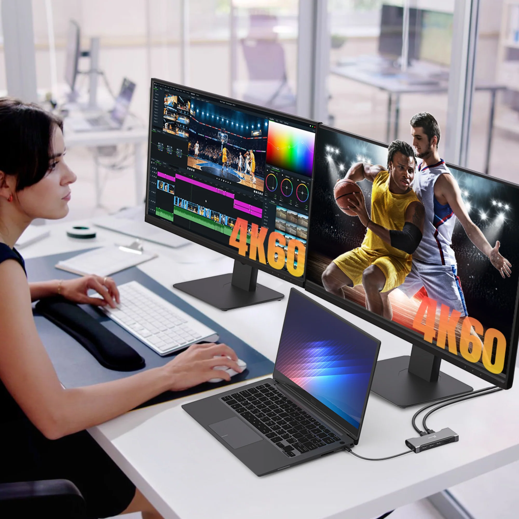 Flexible Ports USB-C® Dual 4K60 HDMI™ Hub - Pro 12-in-1 - Image 7