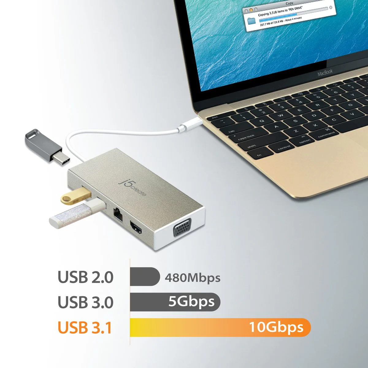 USB-C™ Multiport Adapter with Power Delivery - Image 6