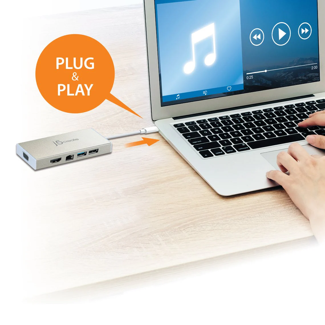 USB-C™ Multiport Adapter with Power Delivery - Image 7