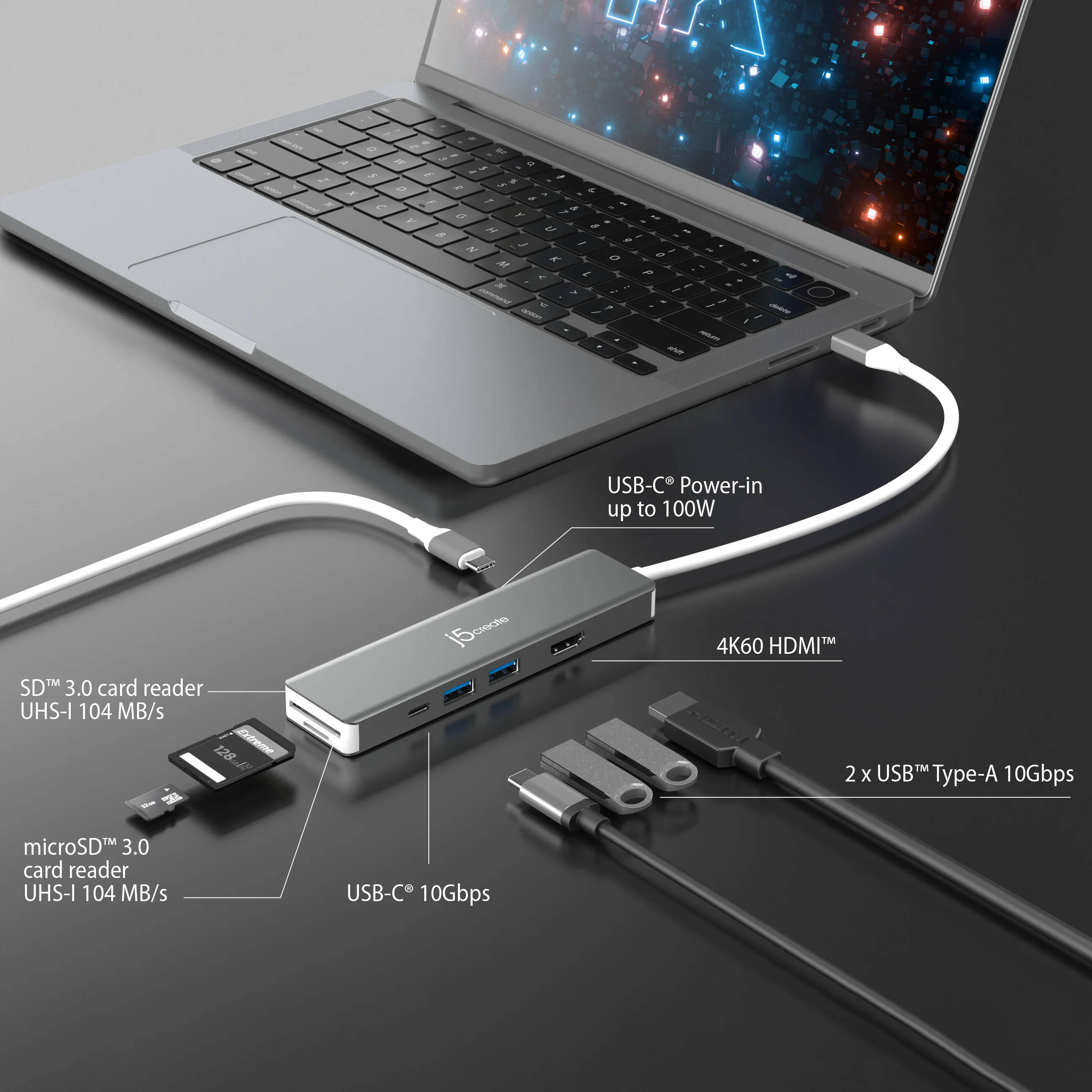4K60 Elite USB-C® 10Gbps Multi-Adapter - Image 7