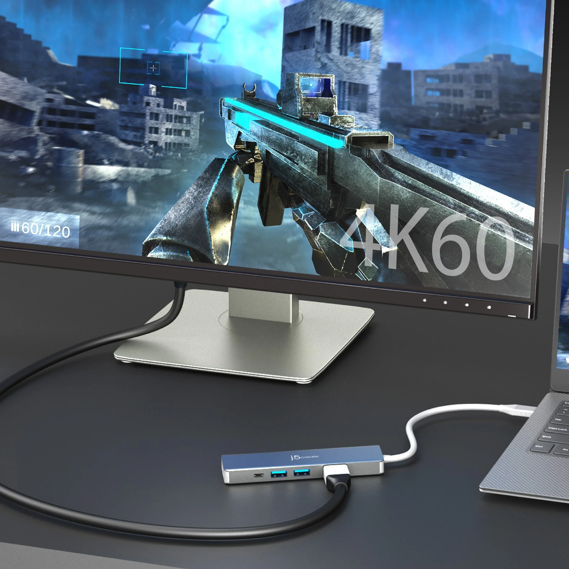 4K60 Elite USB-C® 10Gbps Multi-Adapter - Image 8