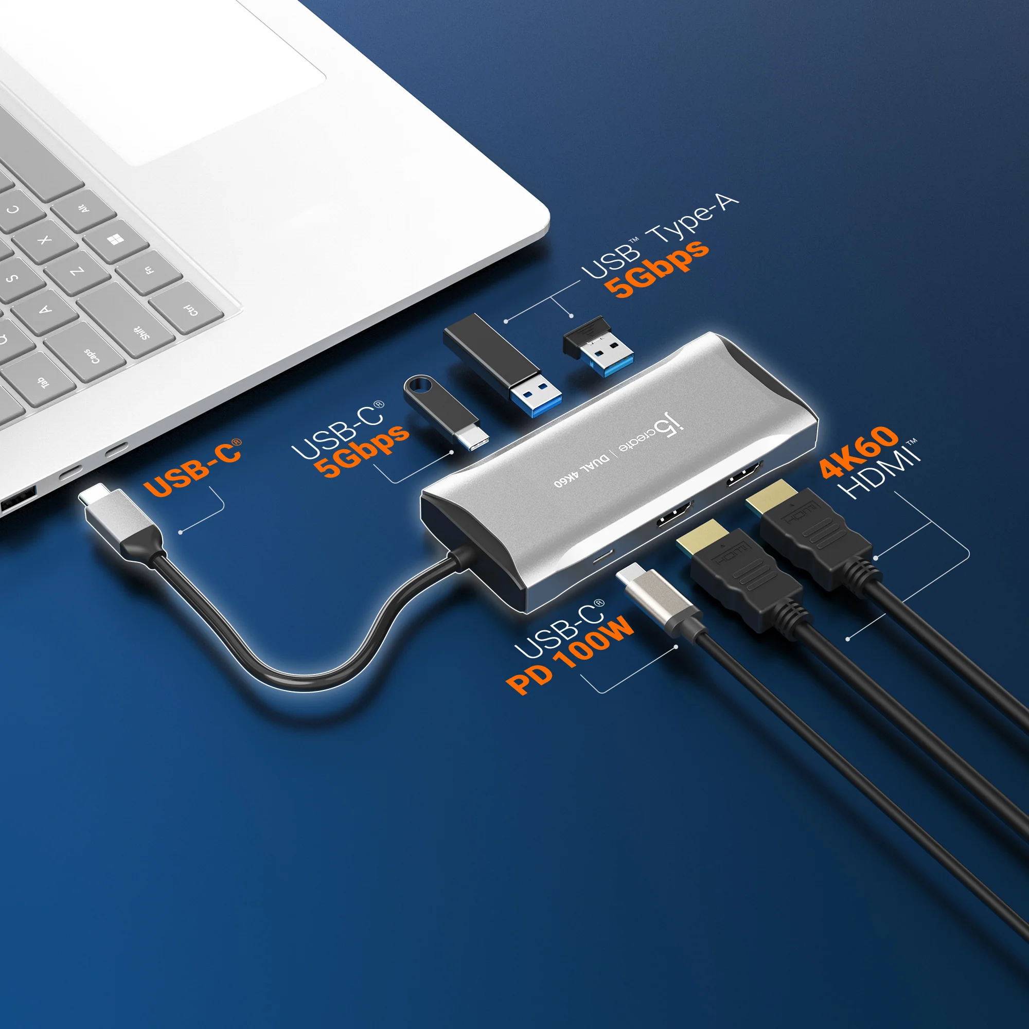 USB-C® Dual HDMI™ 4K60 Mini Dock - Image 6