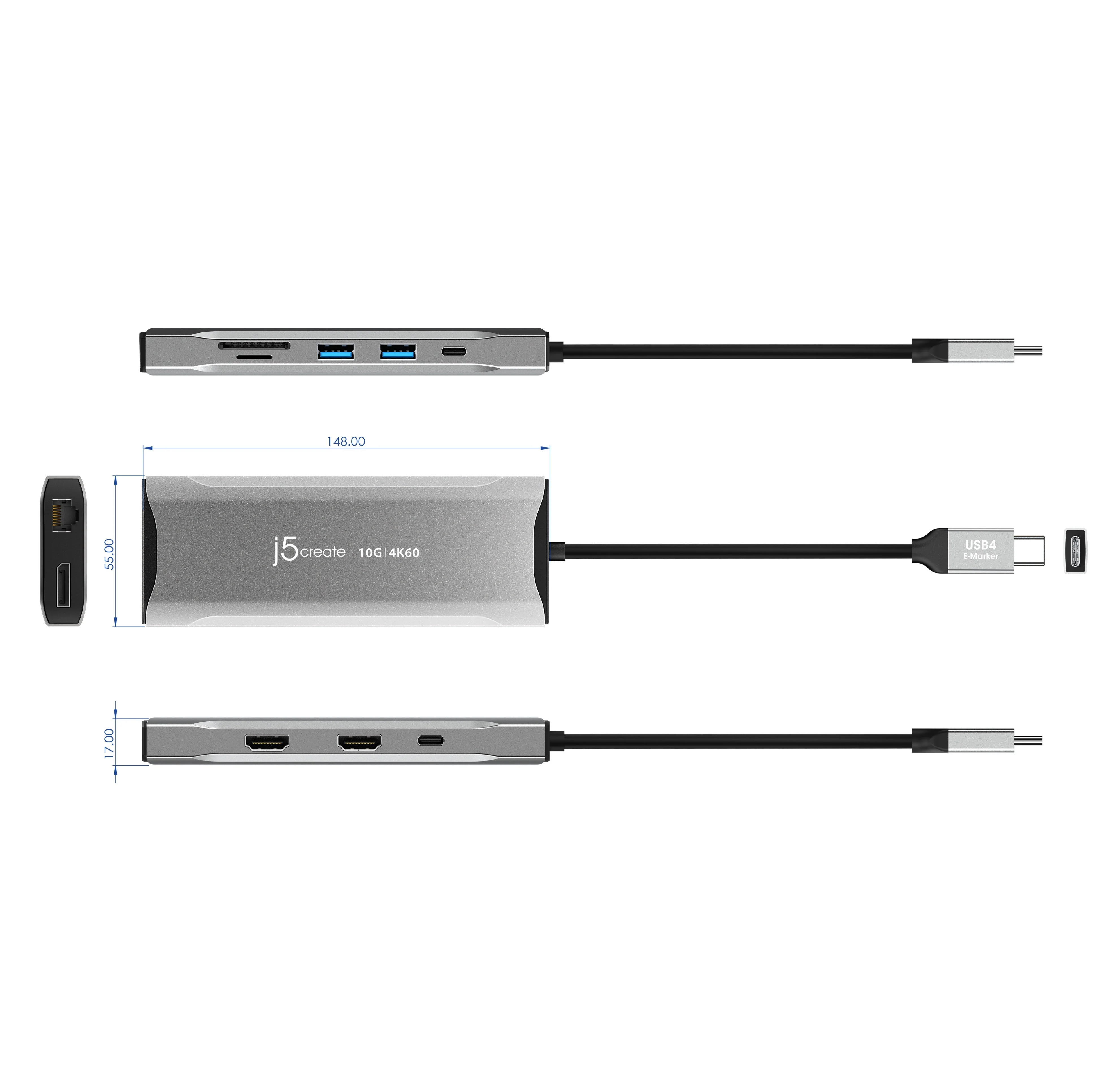 4K60 Elite USB-C® Triple-Monitor 10Gbps Mini Dock - Image 6
