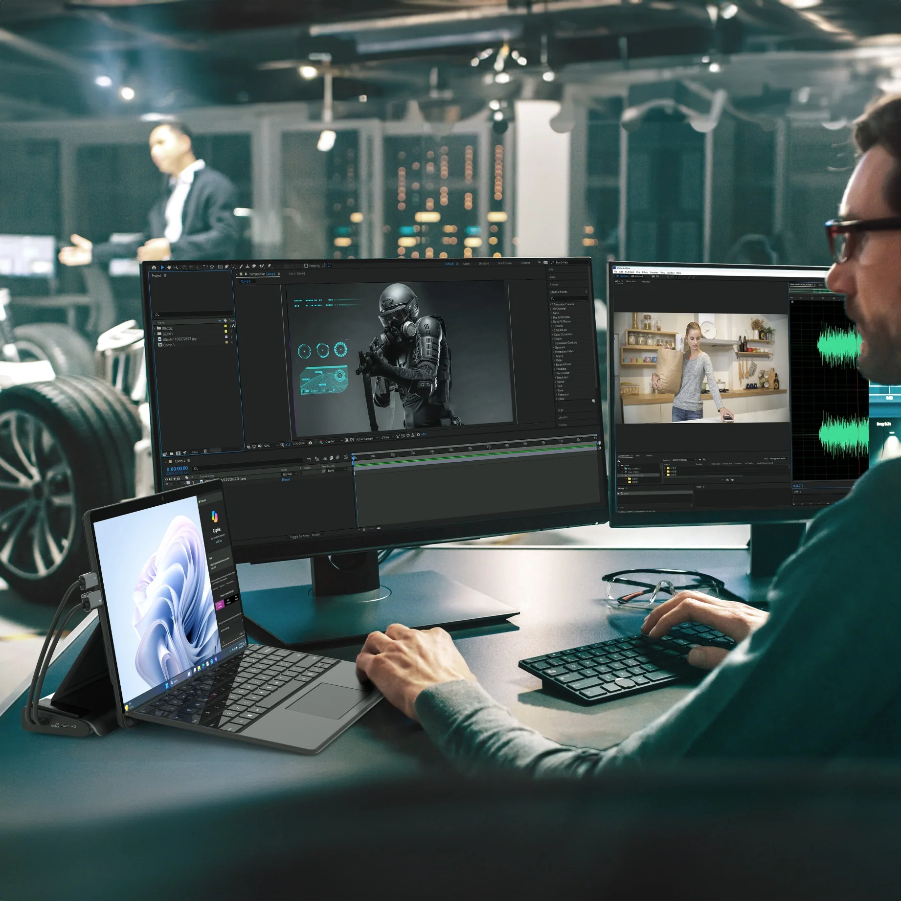 USB-C® Dual 4K Display Docking Station with an M.2 SSD Slot - Image 10