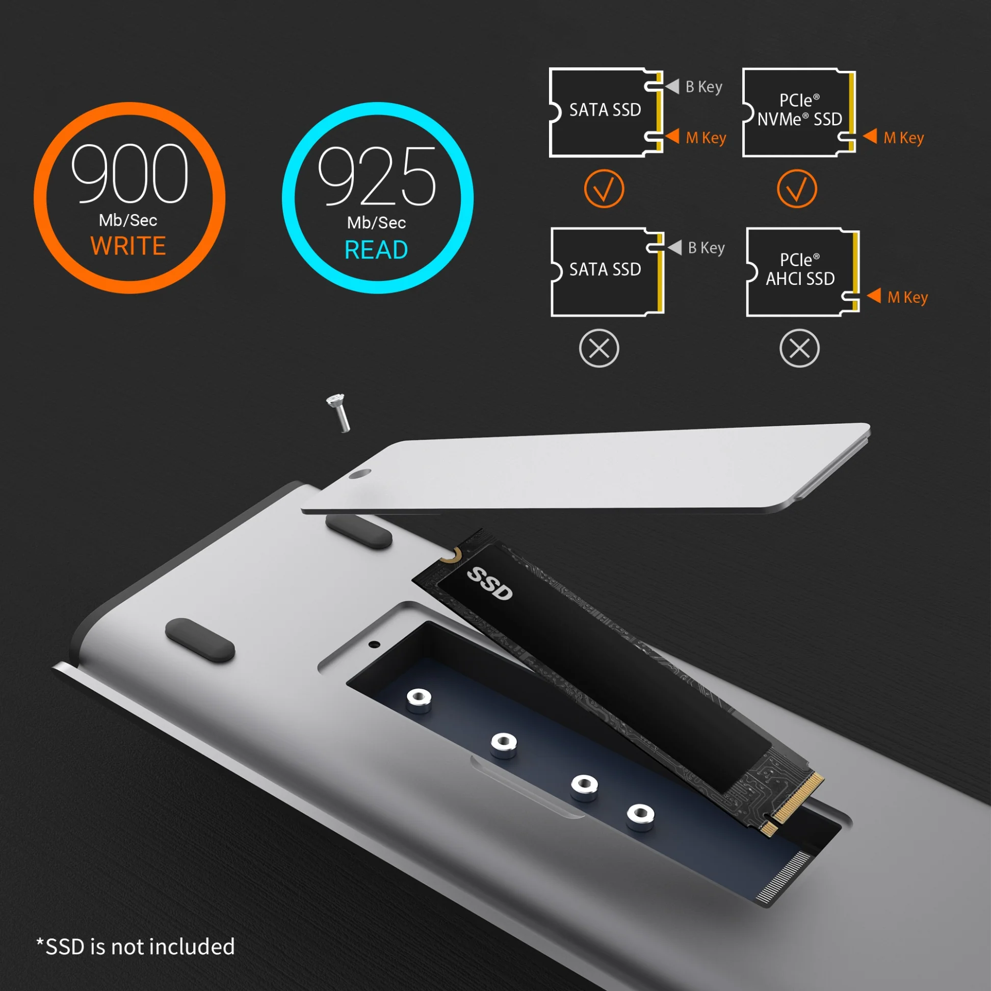 USB-C® Dual 4K Display Docking Station with an M.2 SSD Slot - Image 7