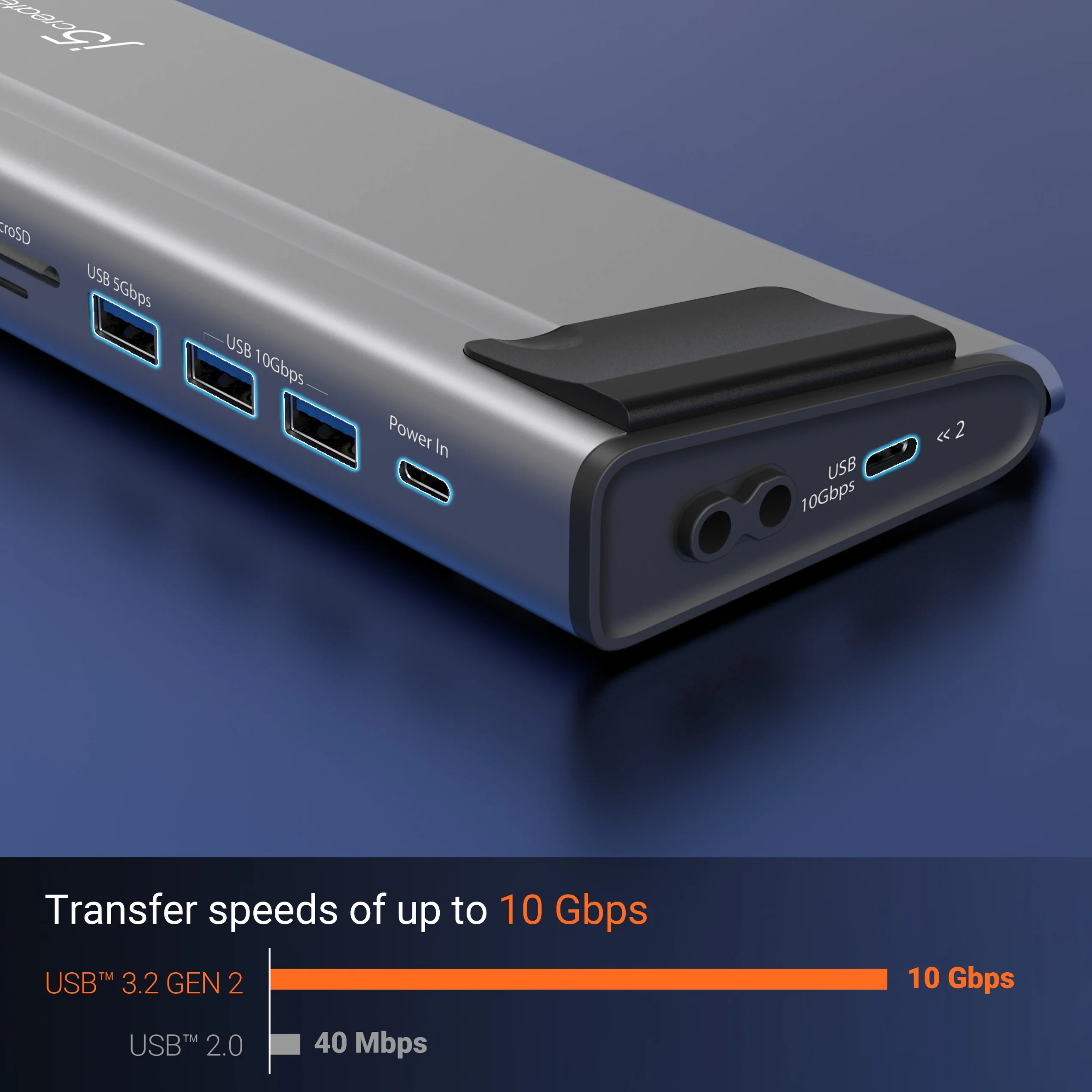 USB-C® Dual 4K Display Docking Station with an M.2 SSD Slot - Image 8