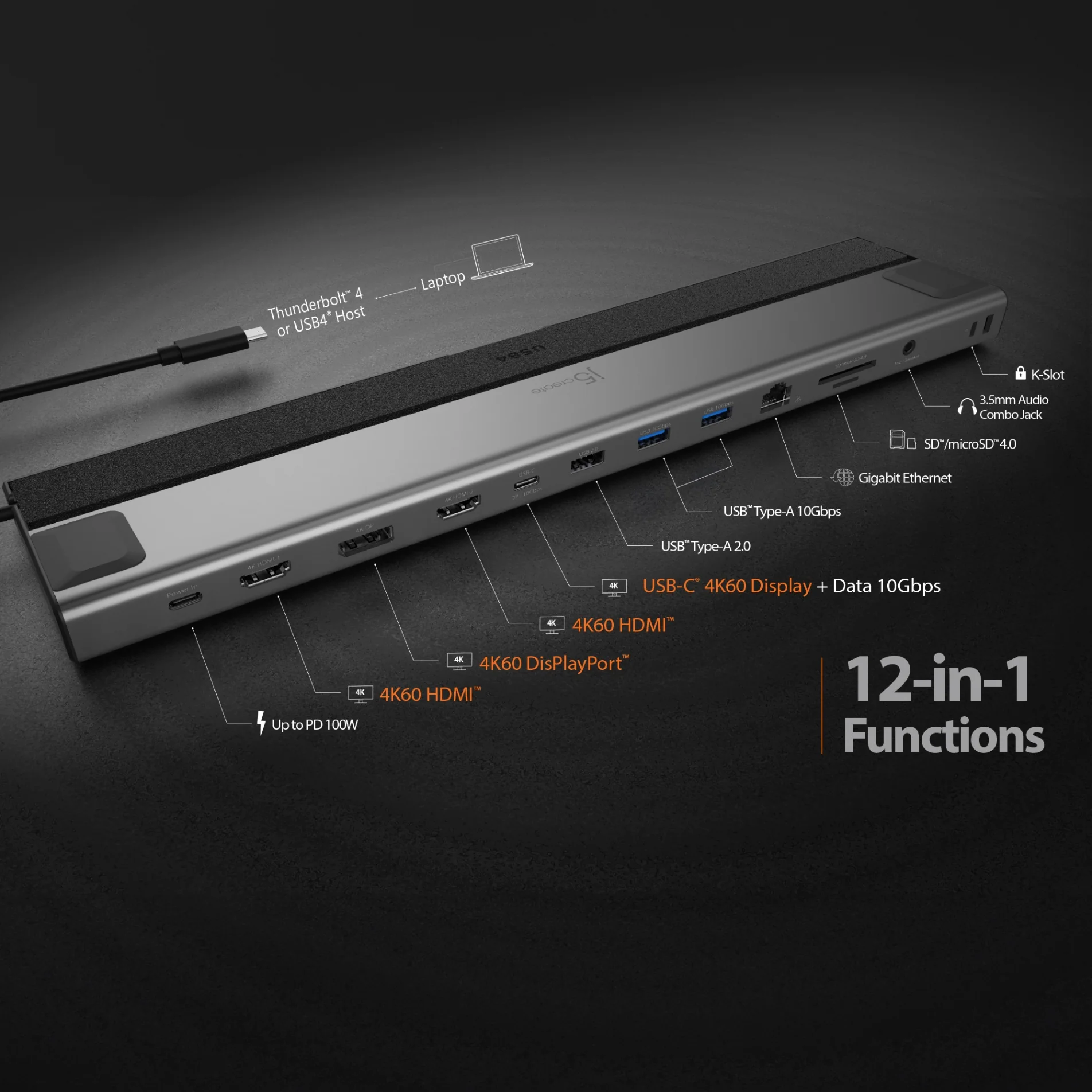 USB4® Triple 4K Display Docking Station - Image 7