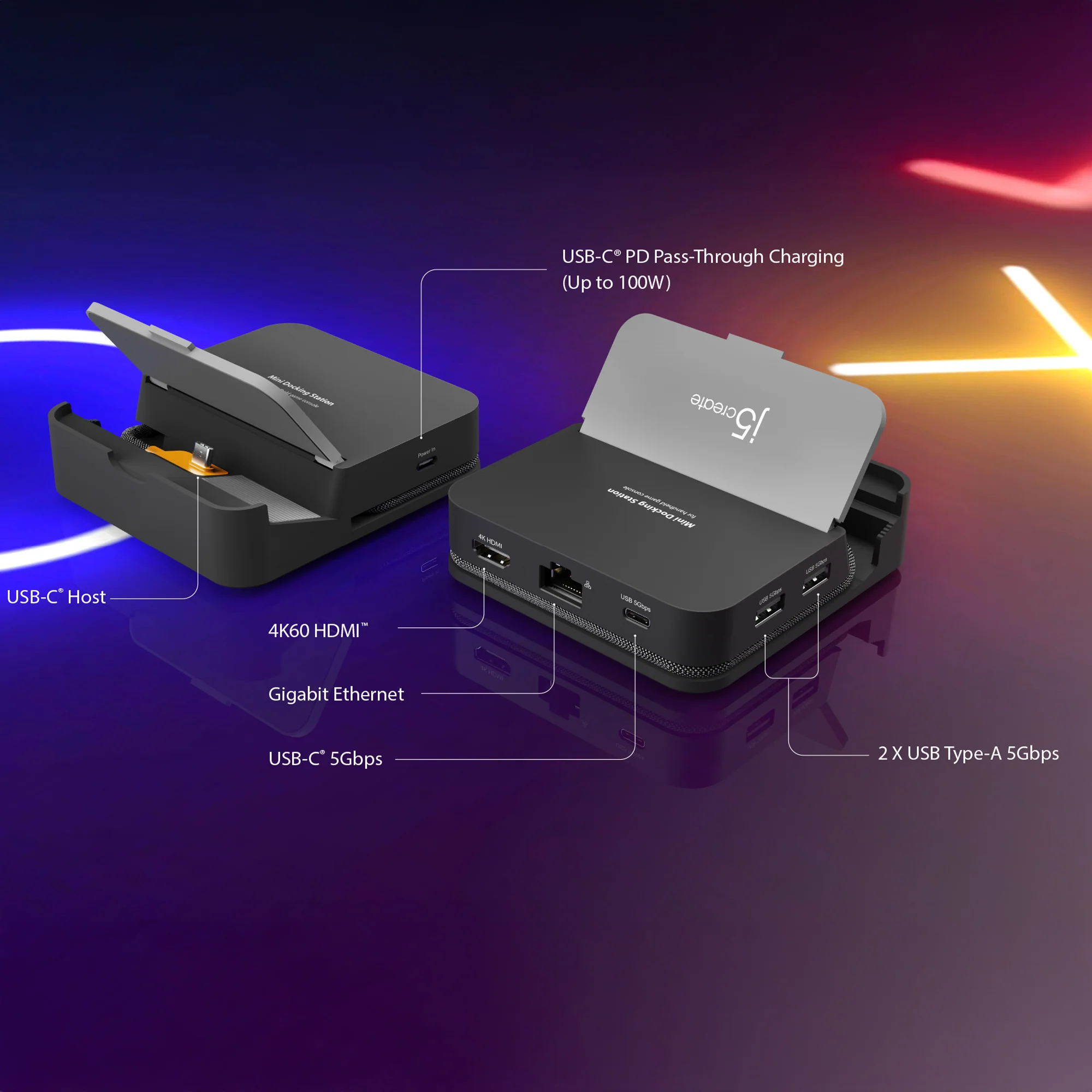 Omni Side Dock for Nintendo Switch 2™ and Steam Deck™ - Image 10