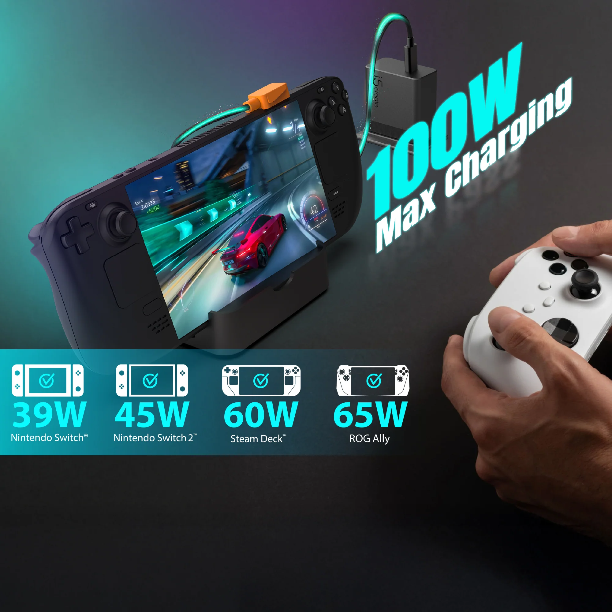 Omni Side Dock for Nintendo Switch 2™ and Steam Deck™ - Image 15