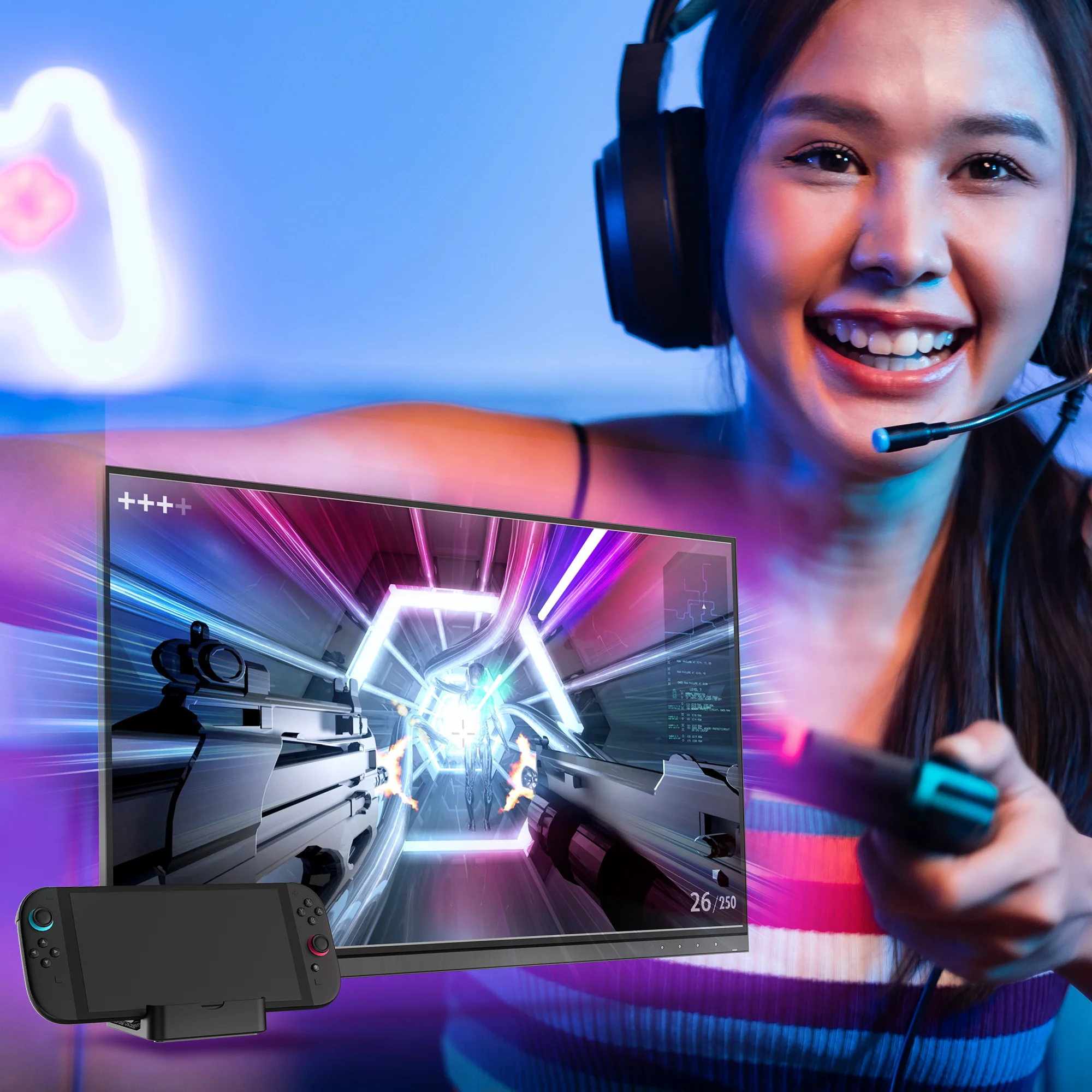 Omni Side Dock for Nintendo Switch 2™ and Steam Deck™ - Image 8