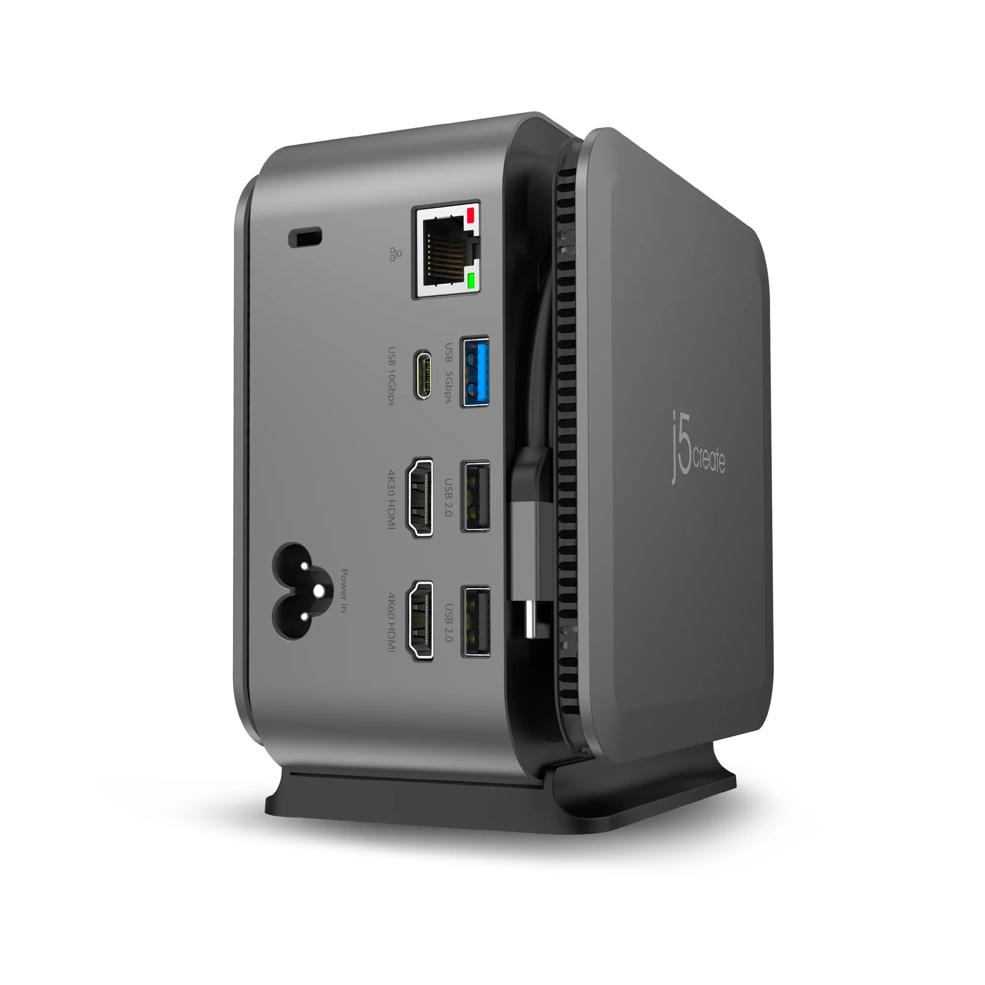 Dual 4K Powerbase Docking Station with Cable Management - Image 4