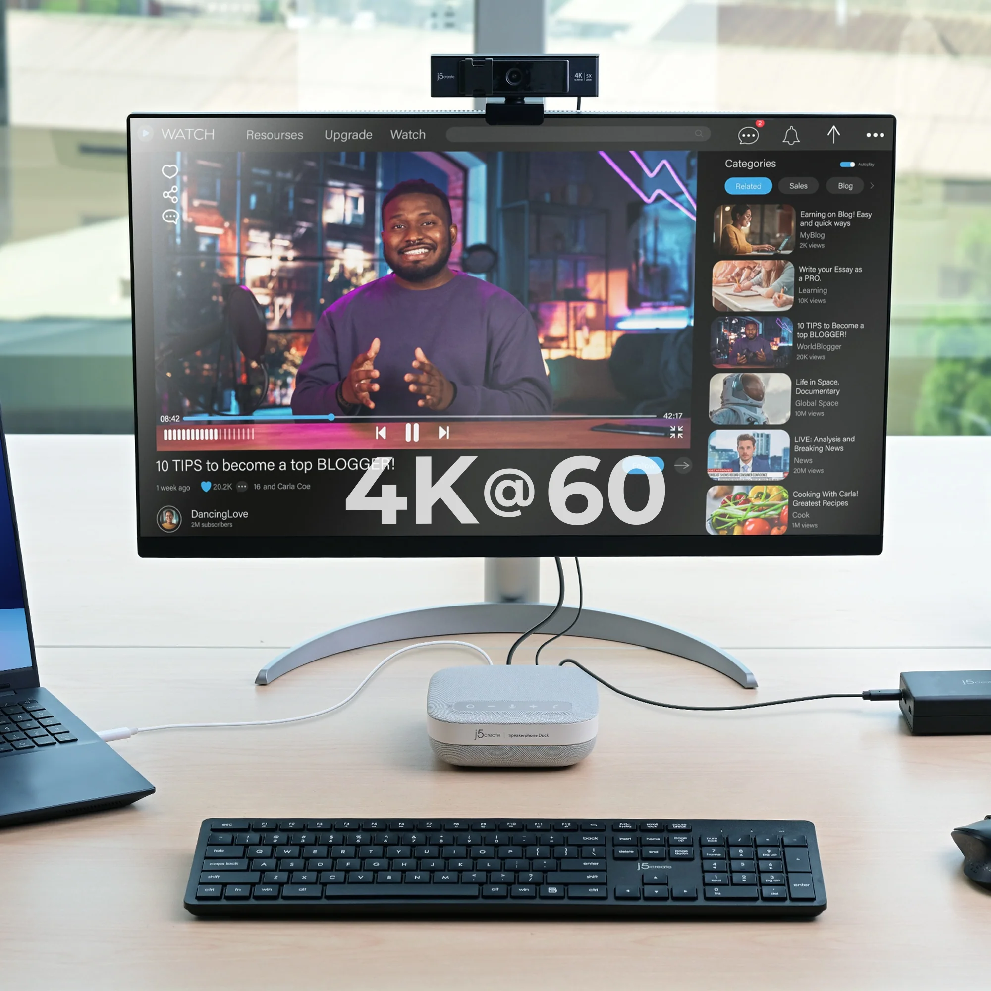 USB-C® 4K Speakerphone Dock - Image 7