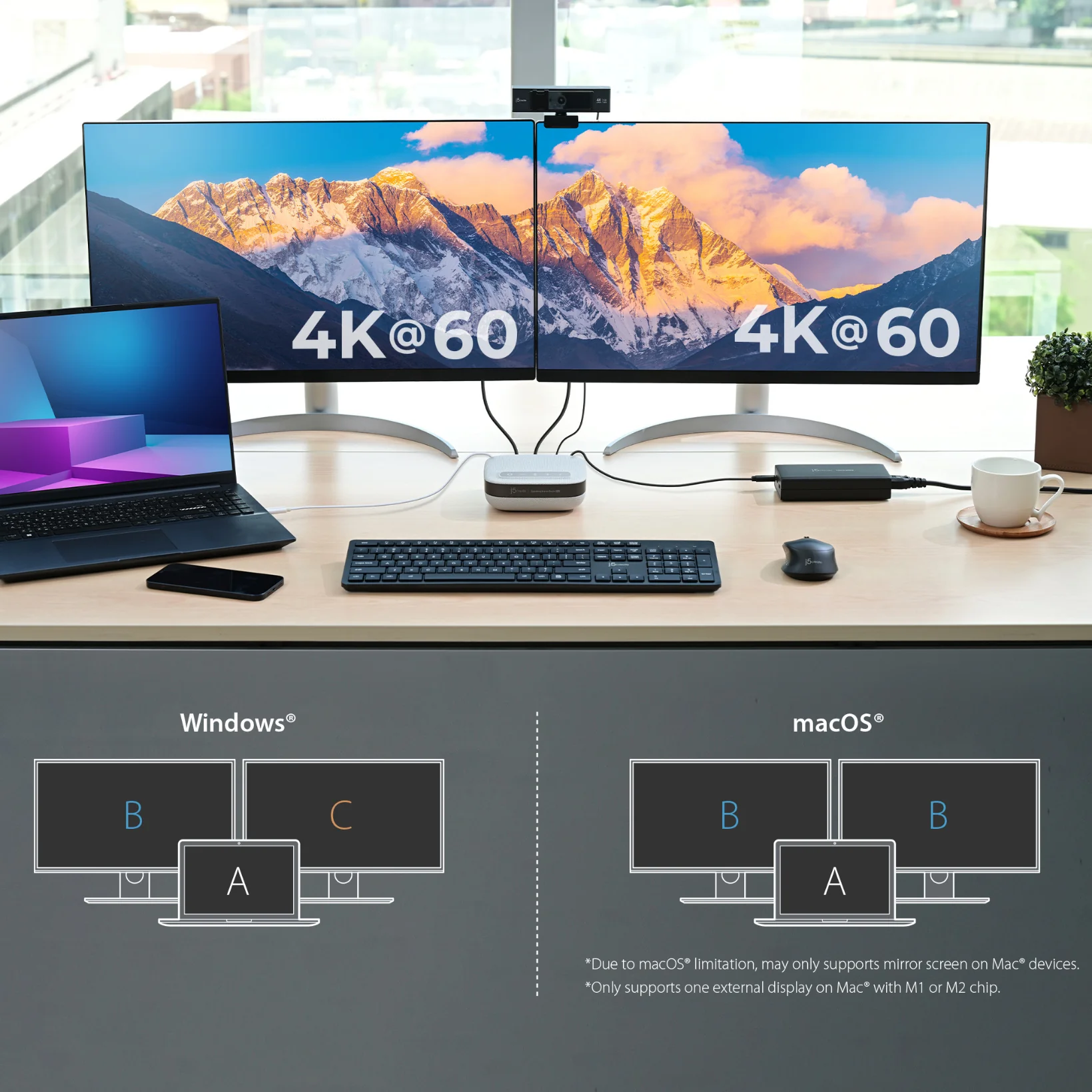 USB-C® Dual 4K Speakerphone Dock Pro - Image 7