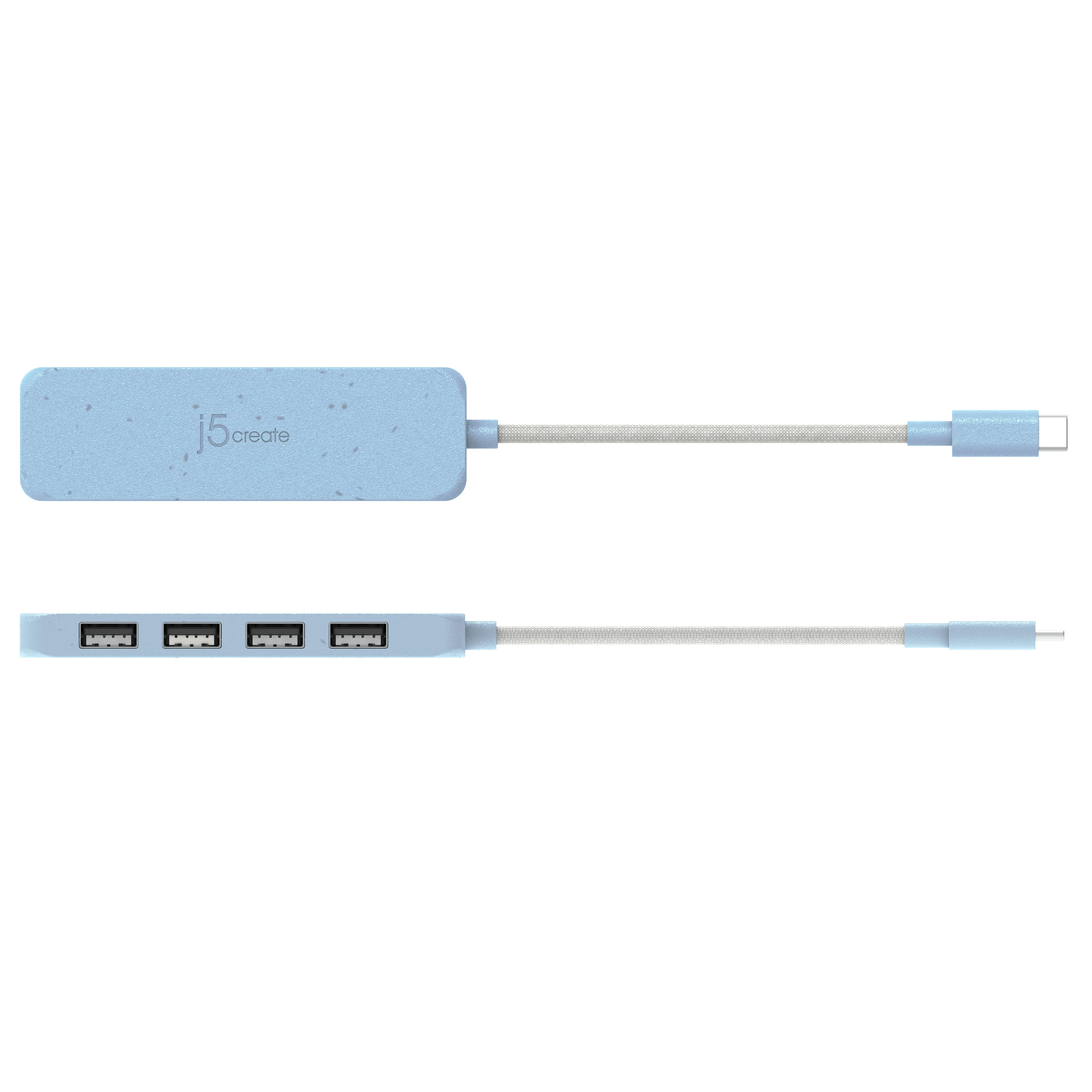 Eco-Friendly USB-C® to 4-Port Type-A Gen 2 Hub - Image 12
