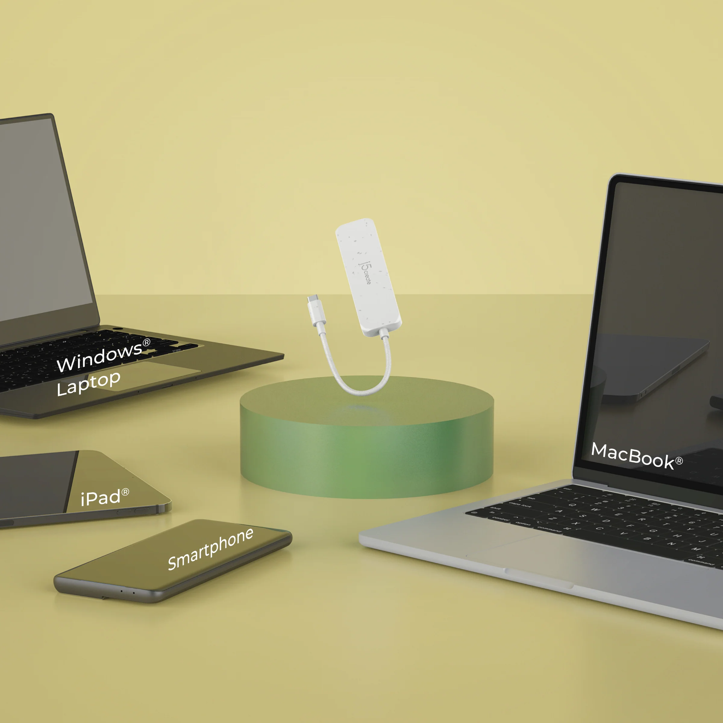 Eco-Friendly USB-C® to 4-Port Type-C Gen 2 Hub - Image 18