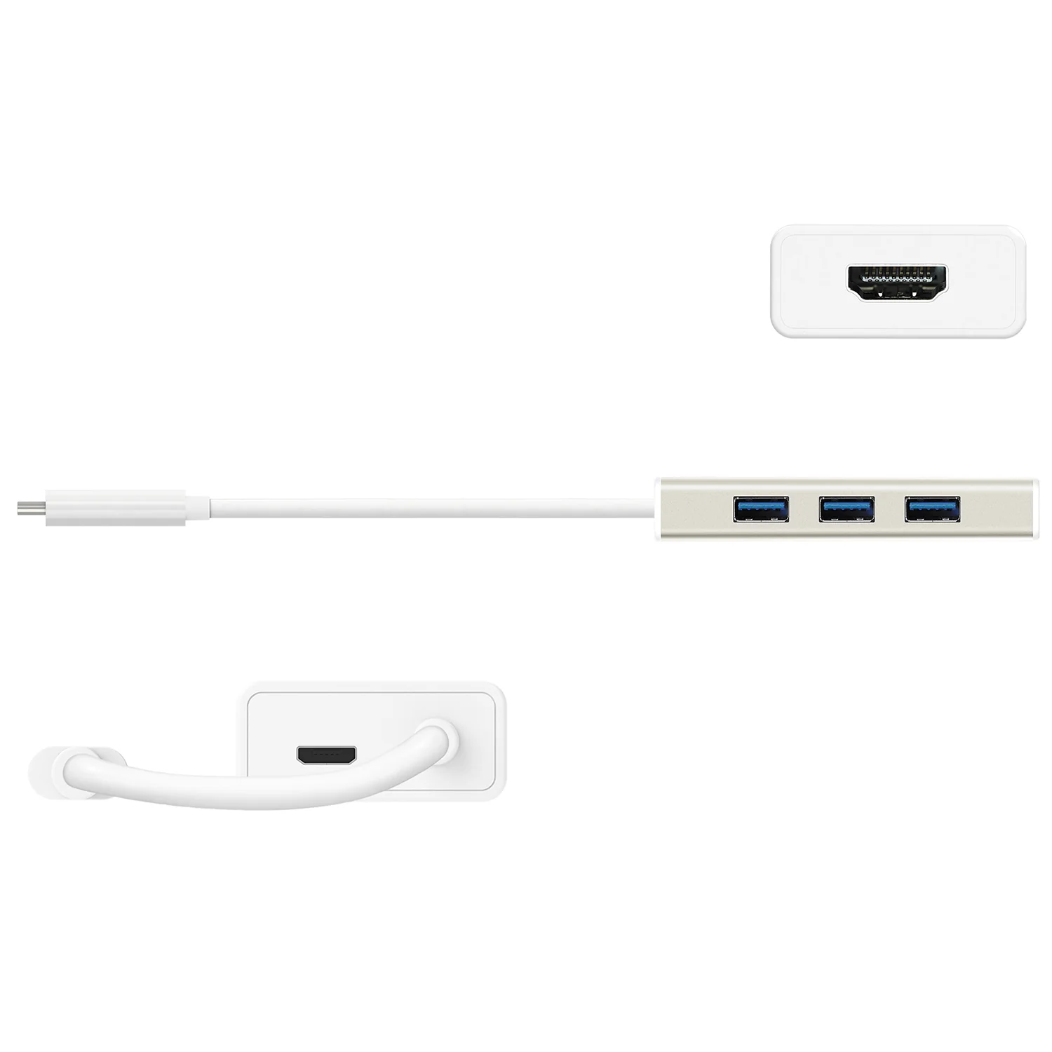 USB-C™ 3.1 3-Port USB™ 3.0 Hub & 4K HDMI™ - Image 3