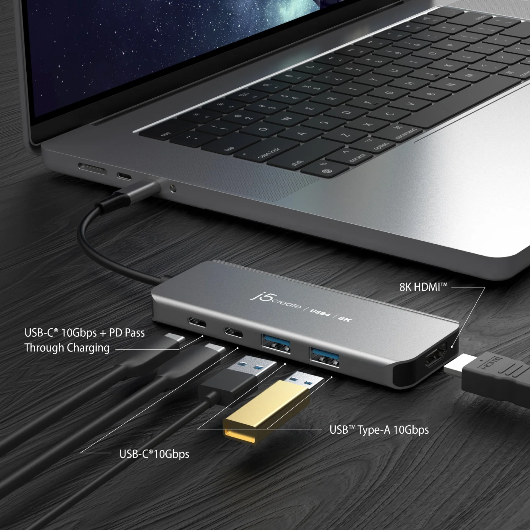 USB4® 8K60 Slim Hub - Image 6