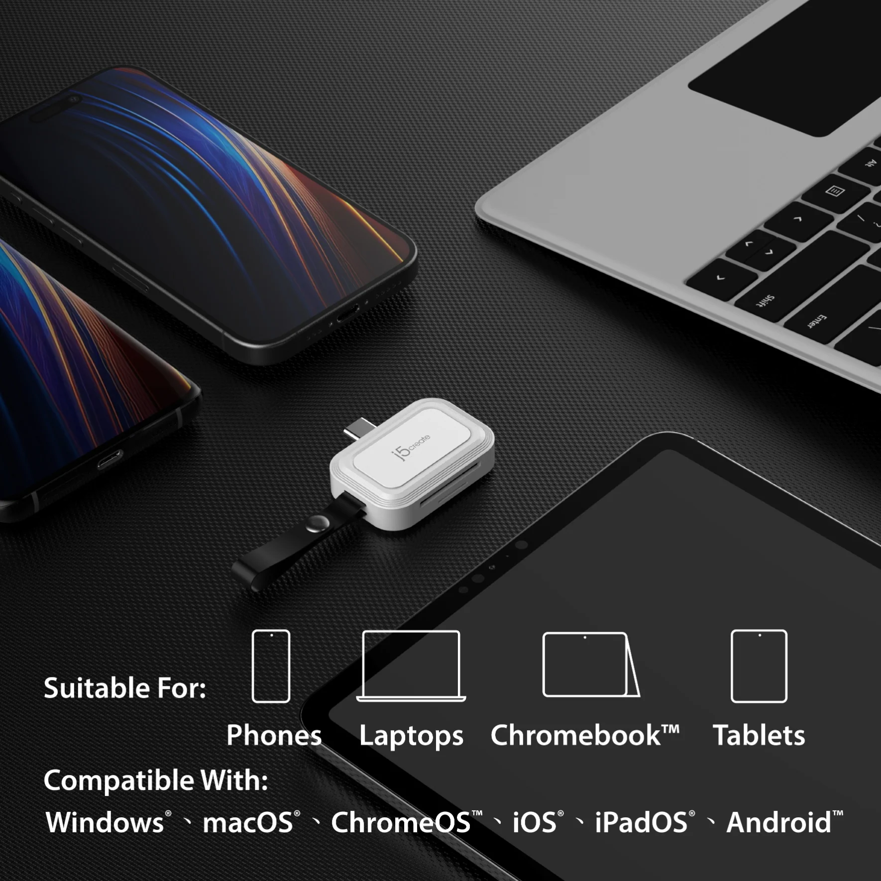 USB-C® to SD™ /microSD™ Mini Adapter for Smartphones - Image 15