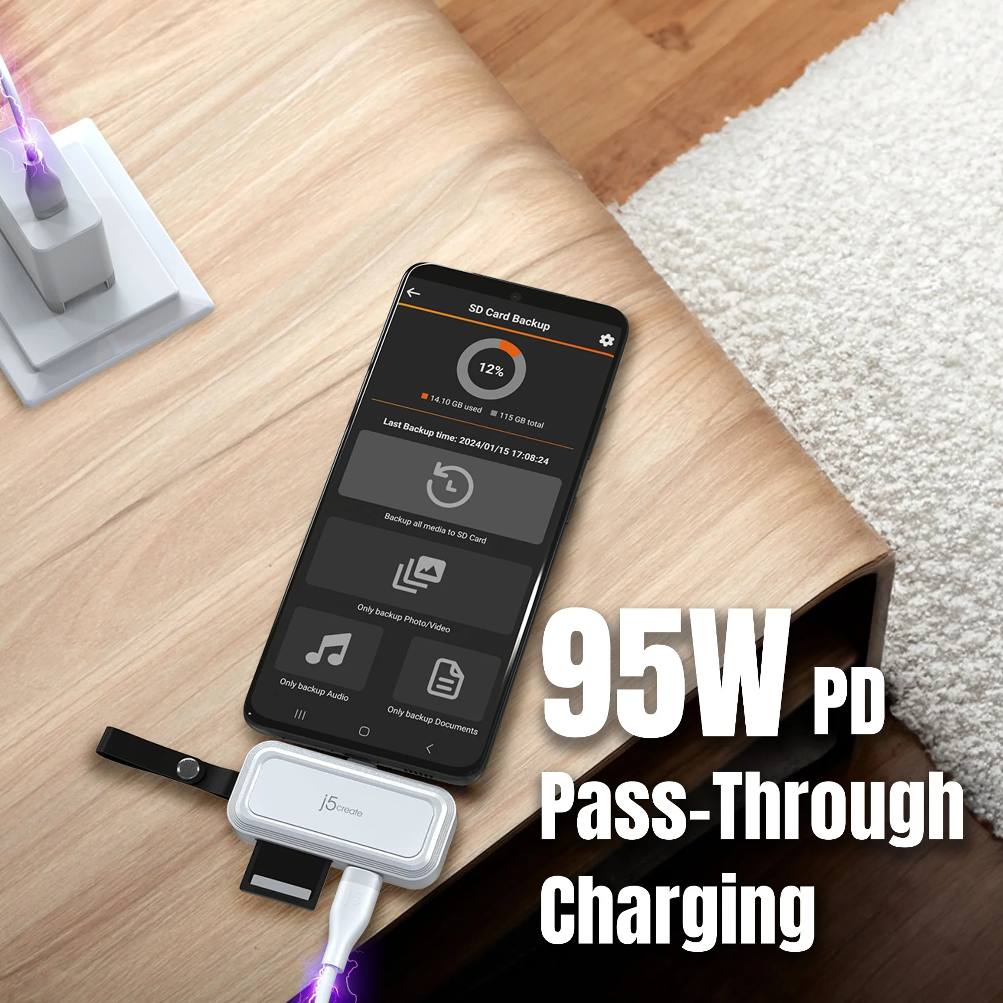 USB-C® to SD™ /microSD™ Adapter for Smartphones - Image 11