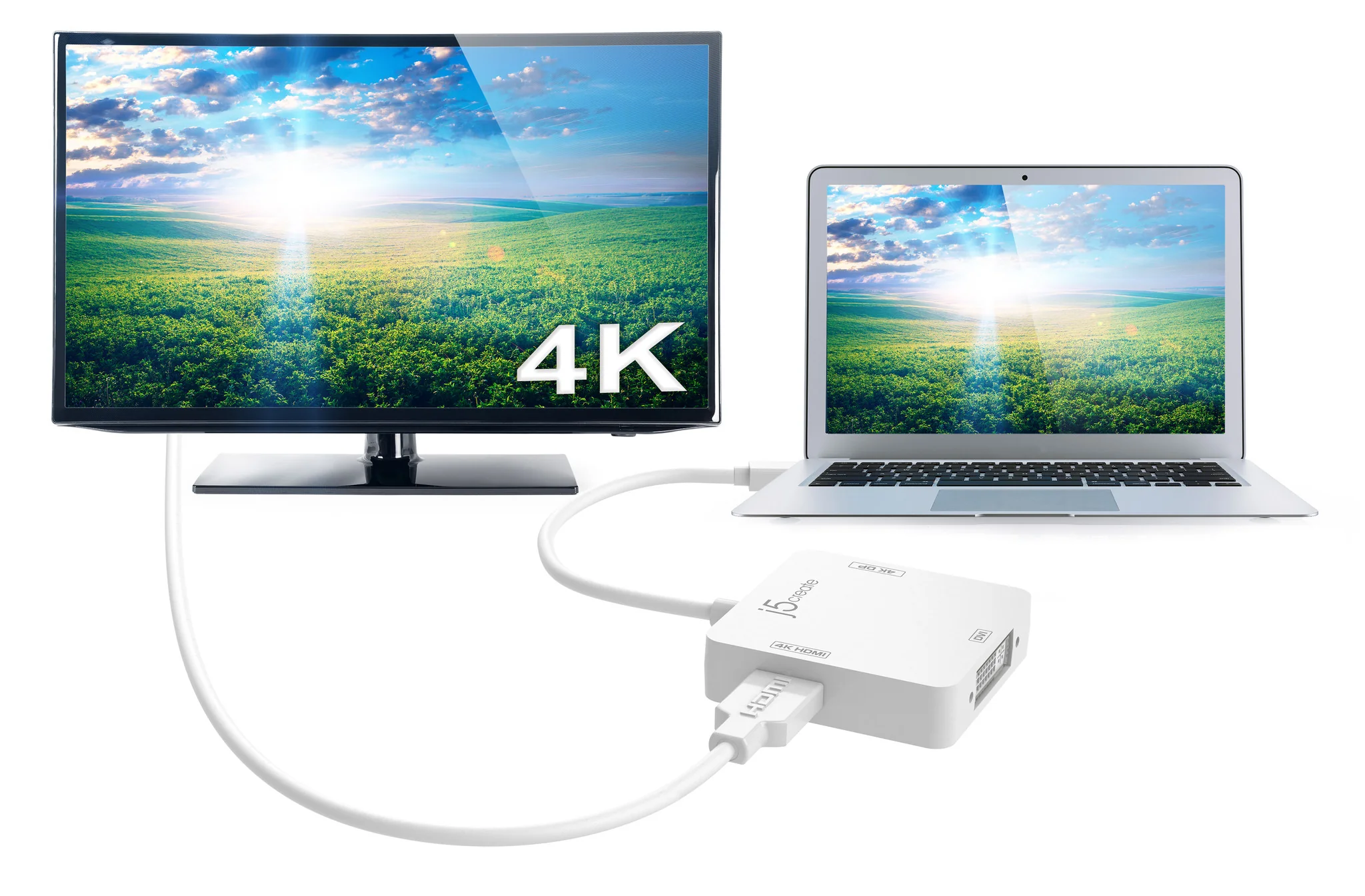mini DisplayPort™ to 4K DisplayPort™/4K HDMI™/ DVI Adapter - Image 2