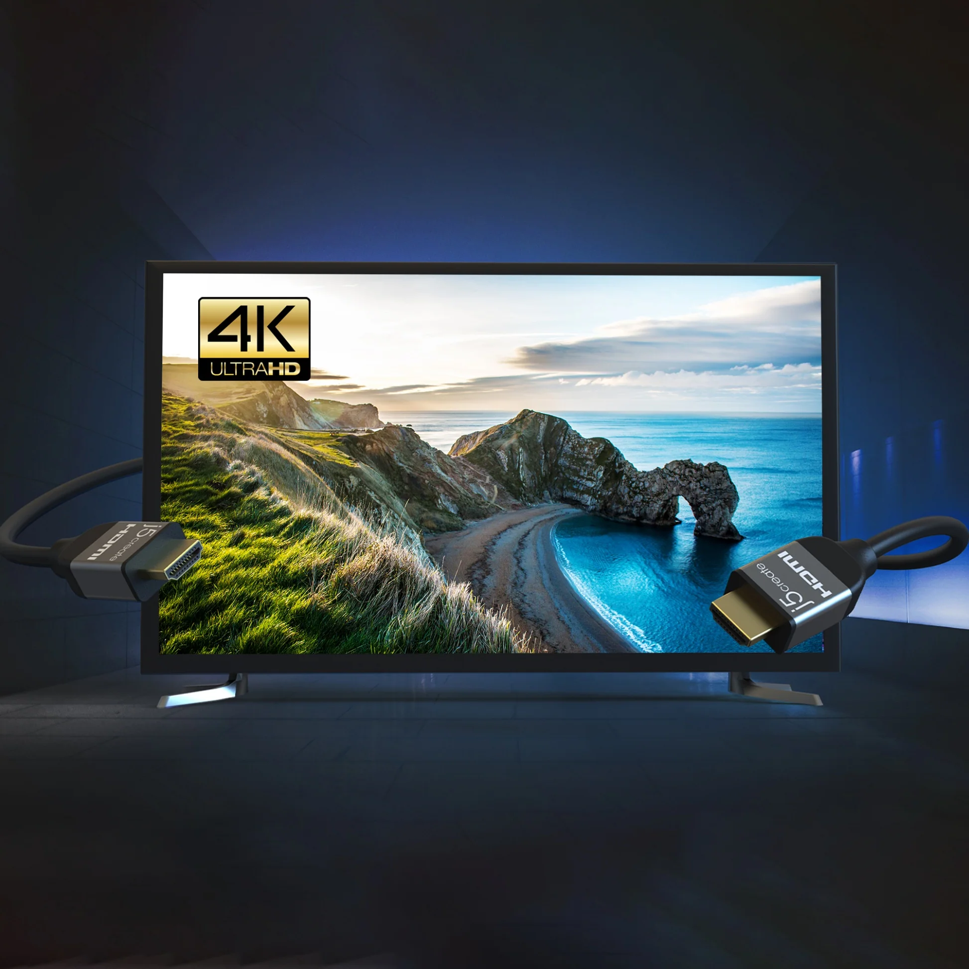 Premium High Speed HDMI®/™ Cable with Ethernet 3.3 FT - Image 5