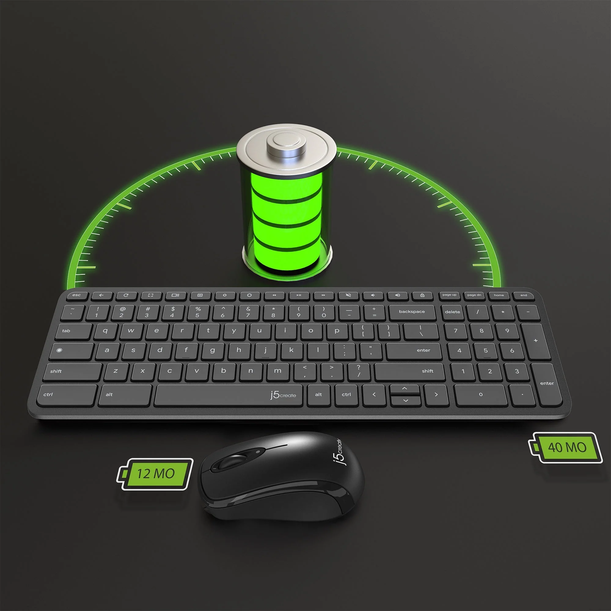 Compact Wireless Keyboard and Mouse for Chrome OS™ - Image 10