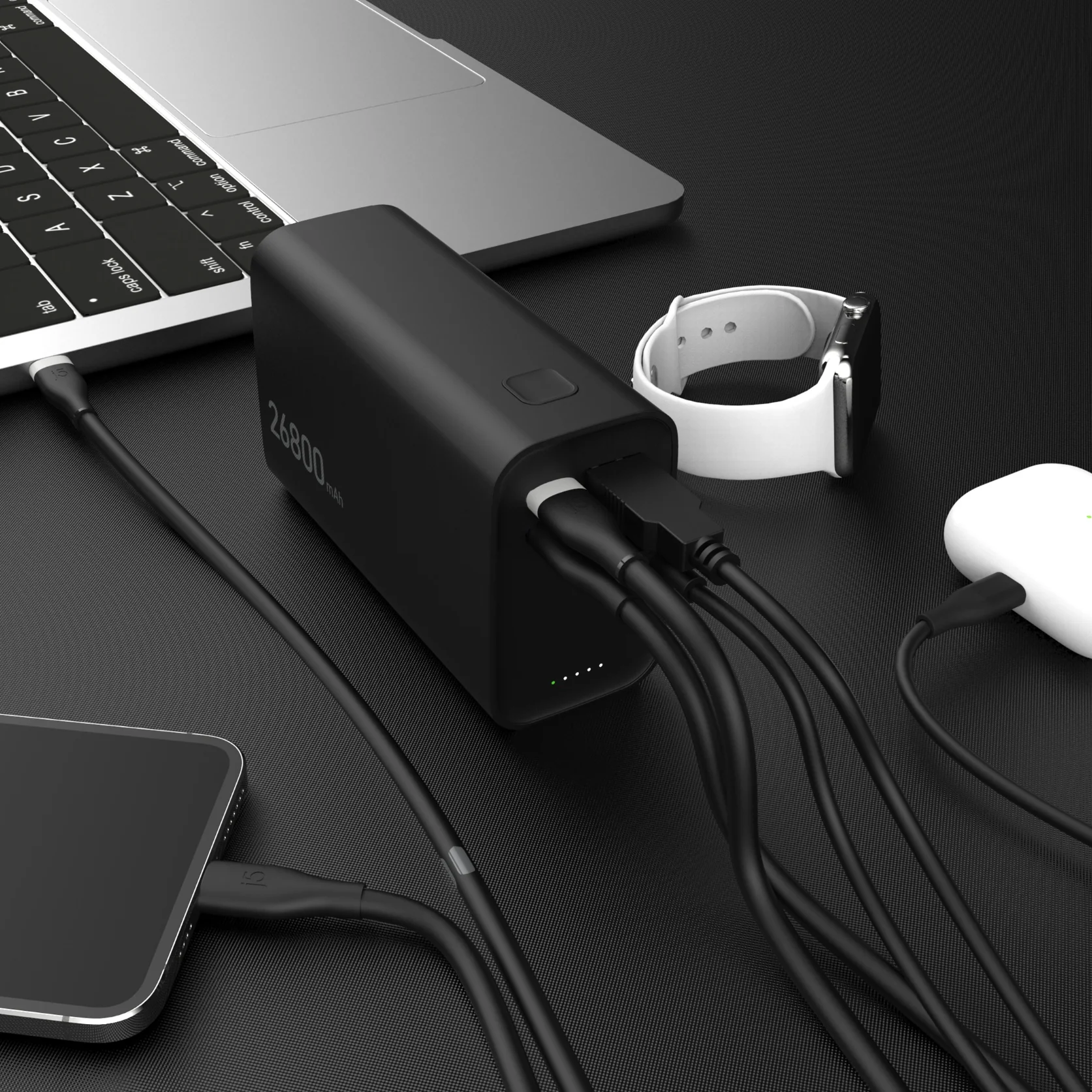 26800mAh PD 65W 4-Port Power Bank - Image 6