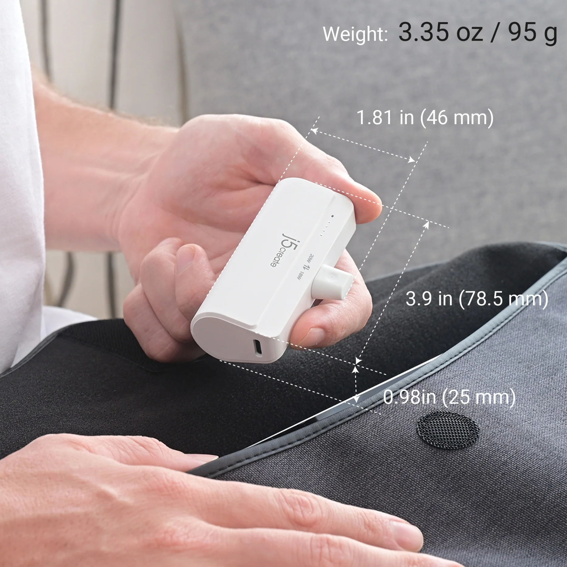 USB-C® Pocket Power Bank - Image 4