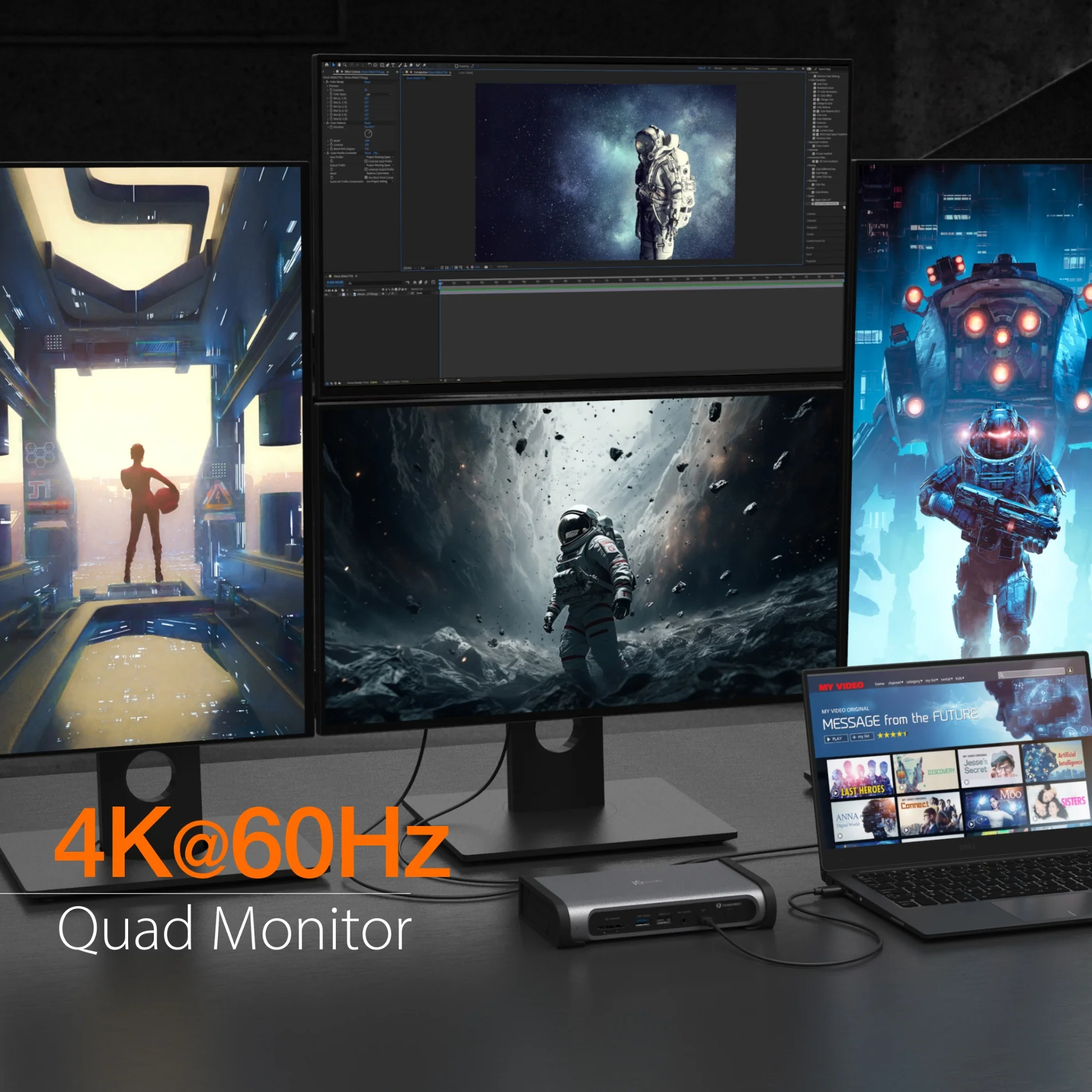 Thunderbolt™ 4 Quad Display Docking Station - Image 6