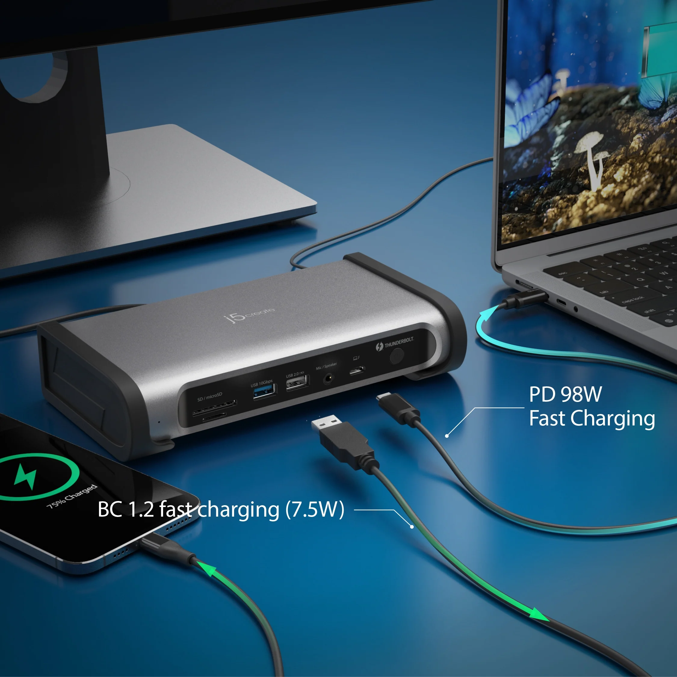 Thunderbolt™ 4 Quad Display Docking Station - Image 8