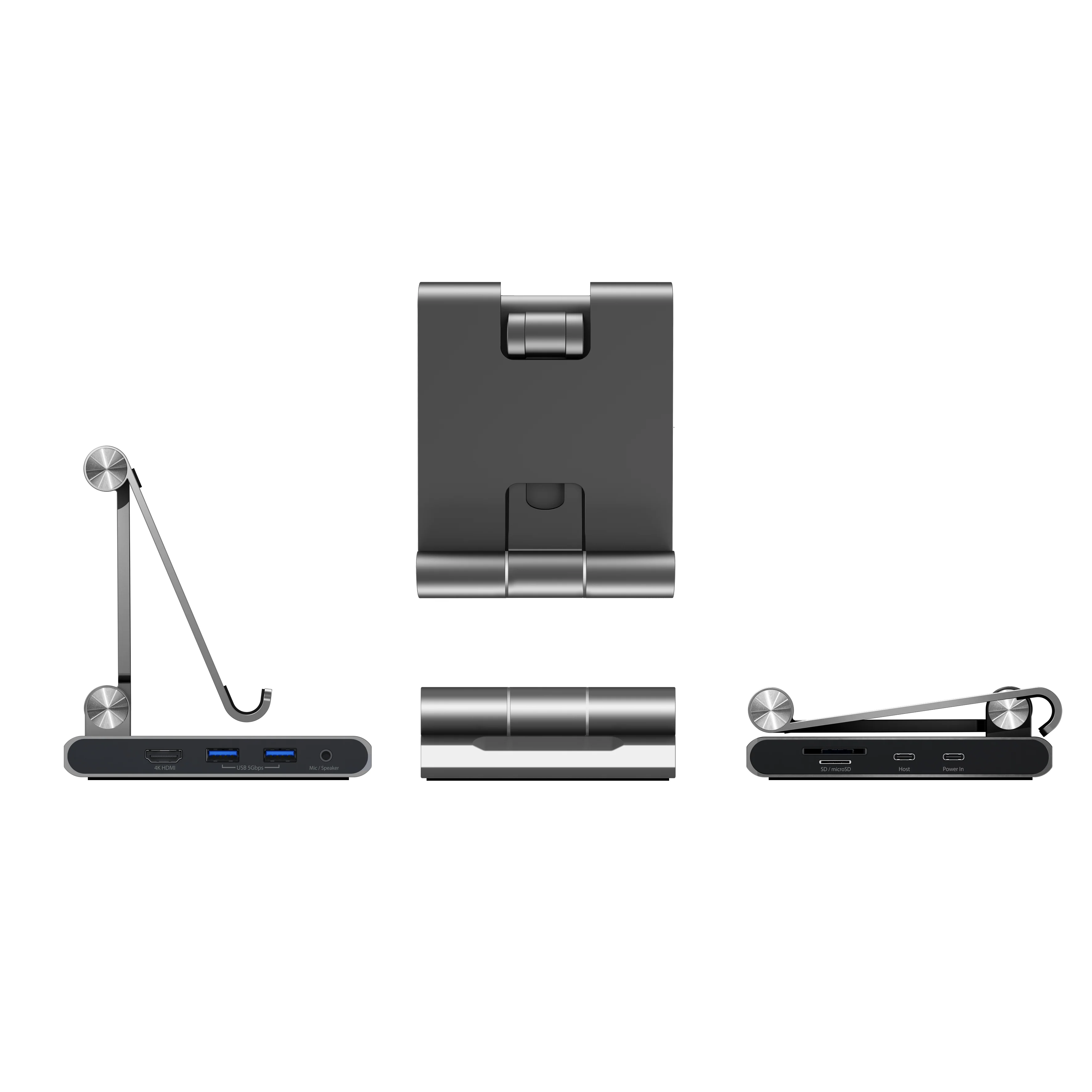 Multi-Angle Stand with Docking Station for iPad Pro® - Image 5